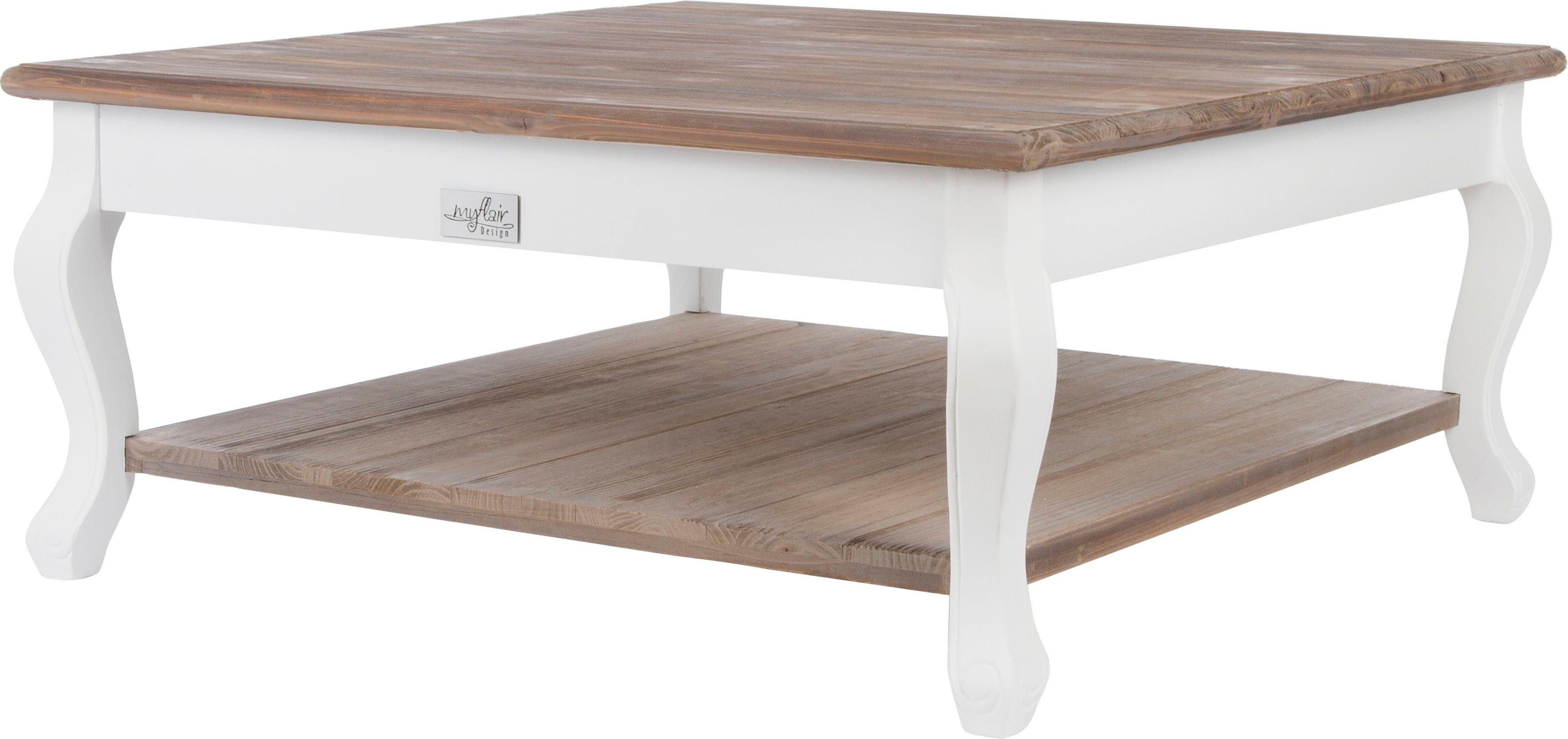 my Flair Salontafel ADRIANA Houten tafel, vierkant model, landelijke stijl