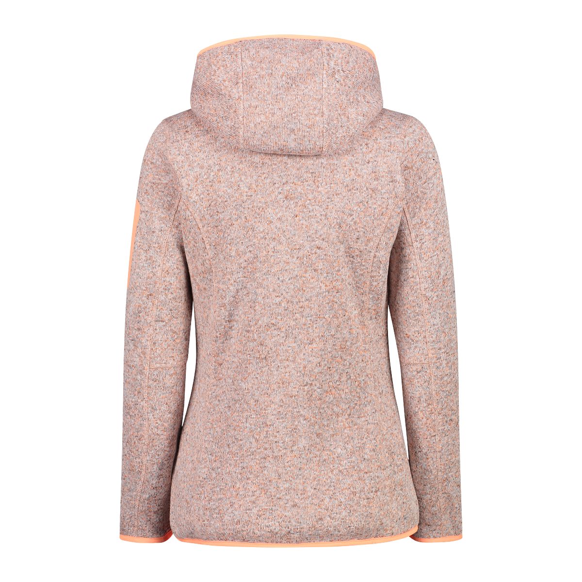 CMP Gebreid fleecejack KNITTED MELANGE HOODY WOMAN HOODY (1 stuk)