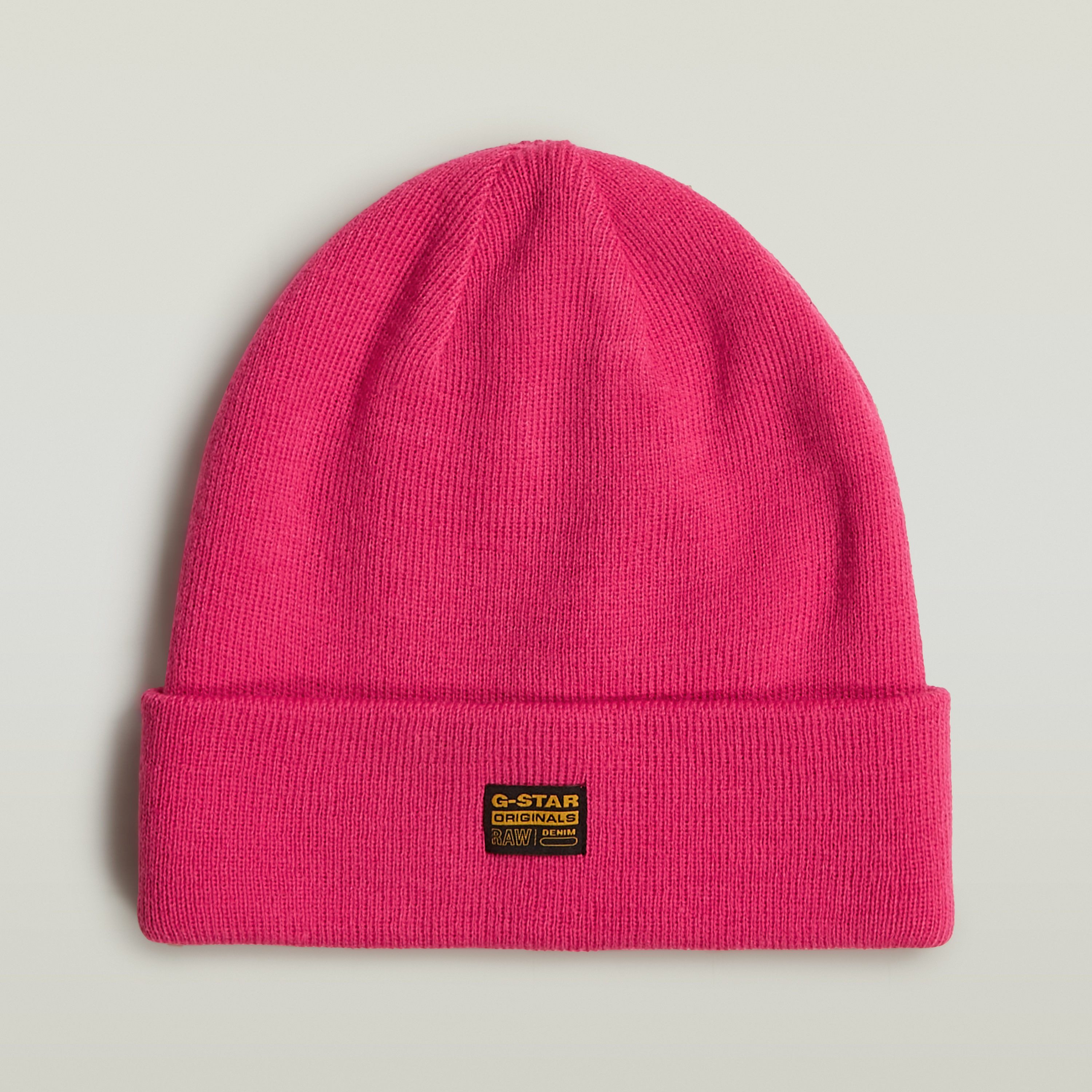G-Star Raw Beanie met labeldetail model 'Effo'