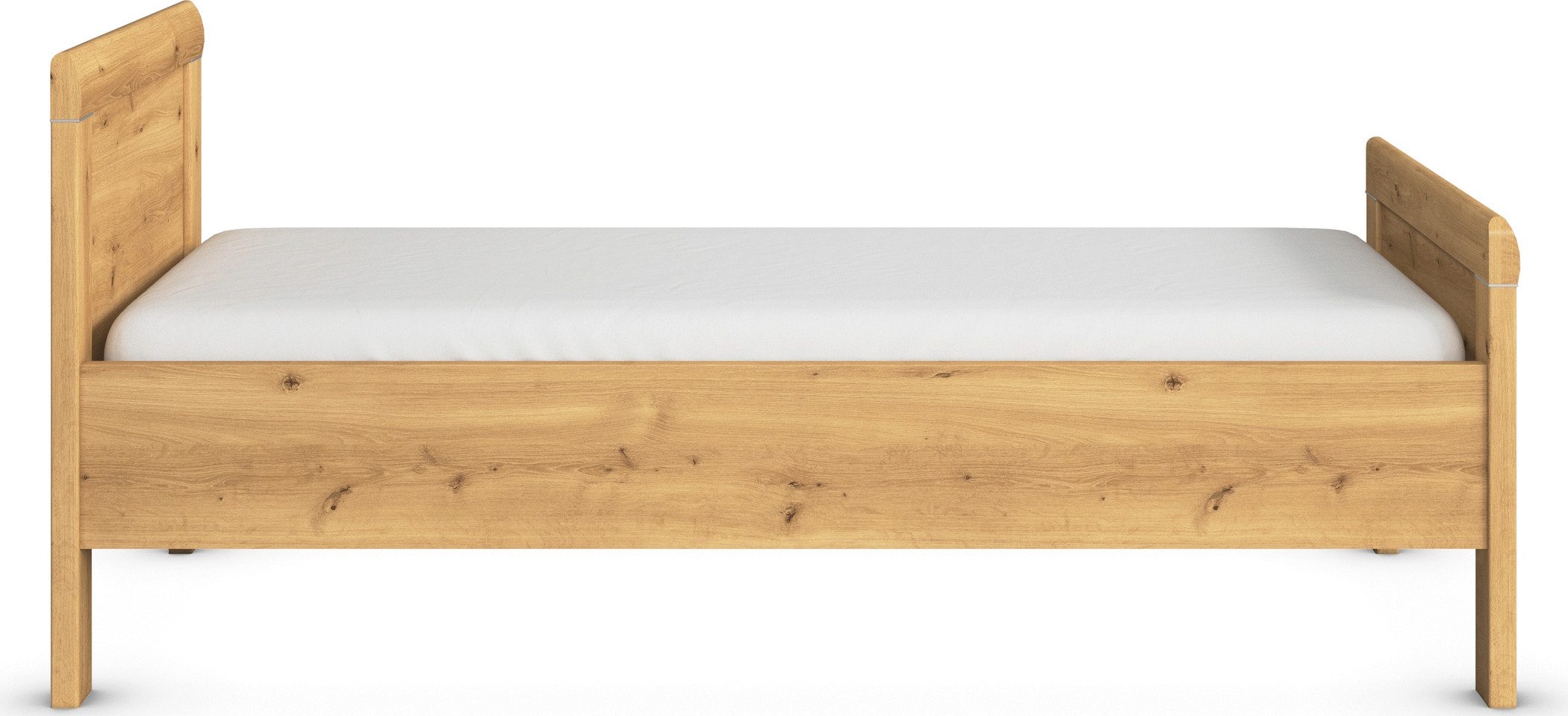 rauch Bed Eenpersoons Stollenbed EVELYN in comfortabele hoogte van houtmateriaal in elegante stijl made in germany