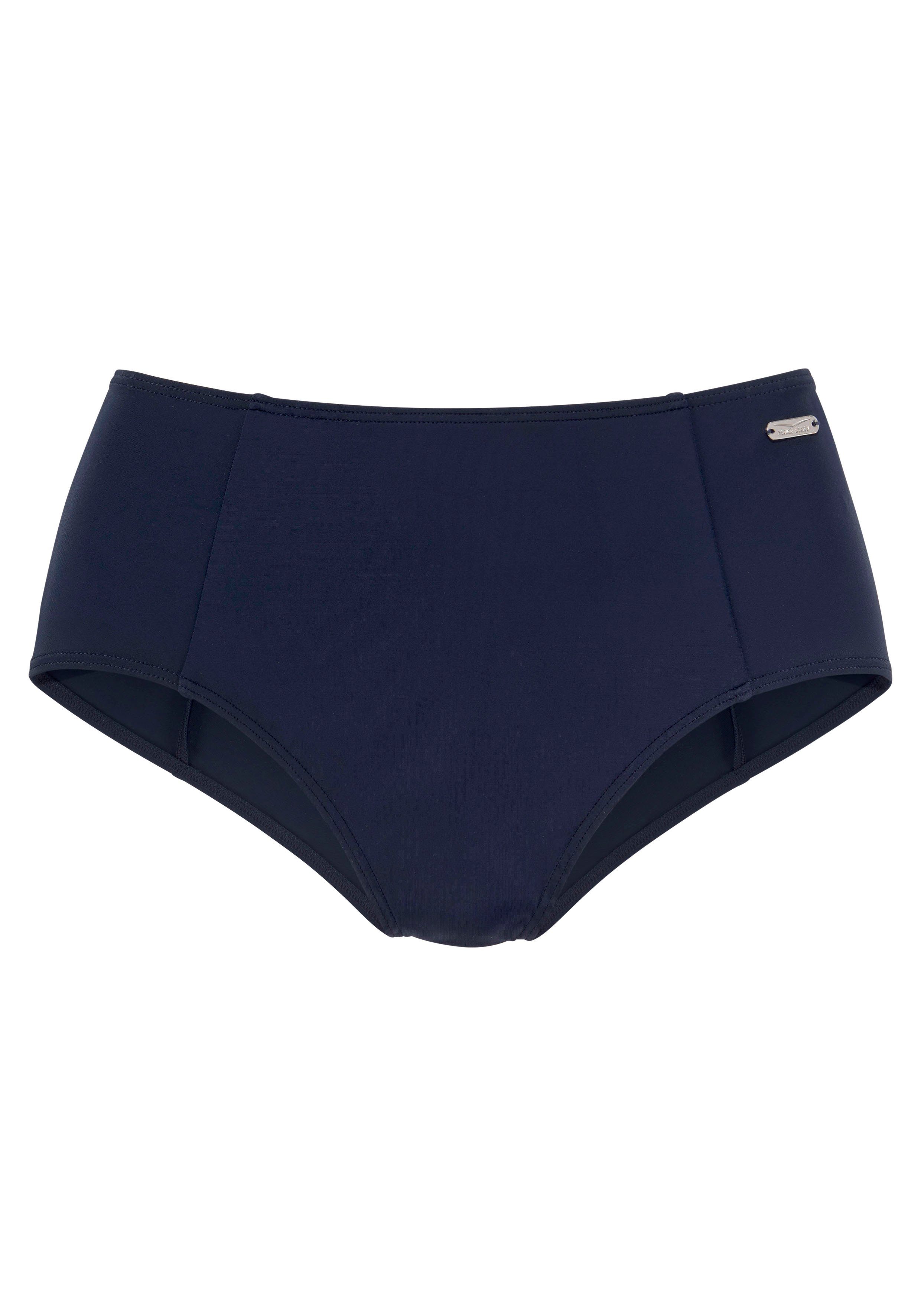 Venice Beach Highwaist-bikinibroekje Planeet in trendy belijning