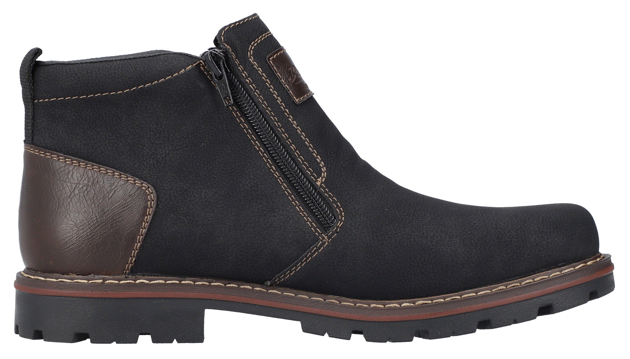 Rieker Winterlaarsjes , winterboots, warme voering, ritsen, in tex-uitvoering