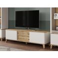 inosign tv-meubel rula 2 deuren, 178,5 cm breed wit