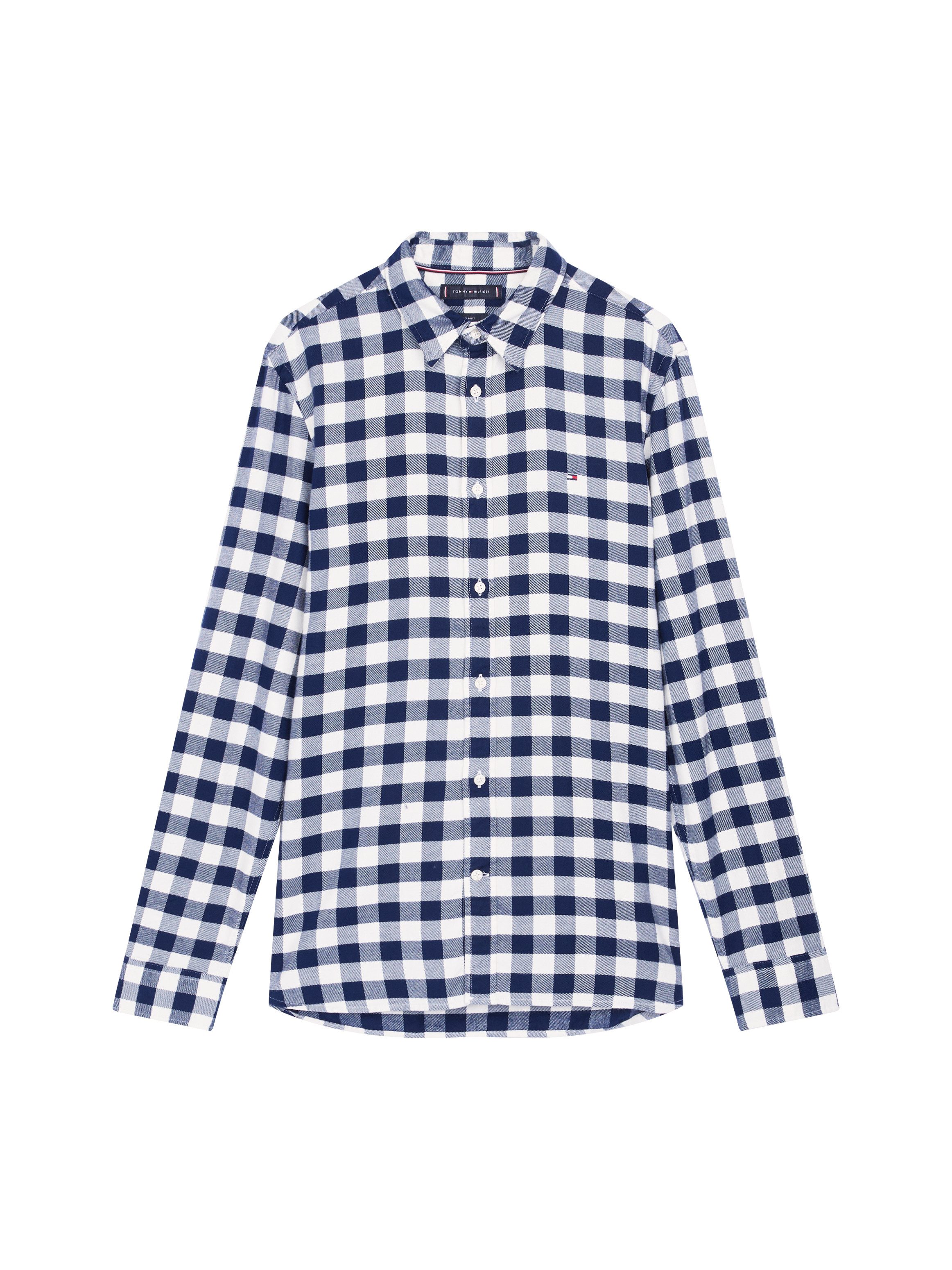 Tommy Hilfiger Overhemd met lange mouwen BRUSHED GINGHAM SF SHIRT
