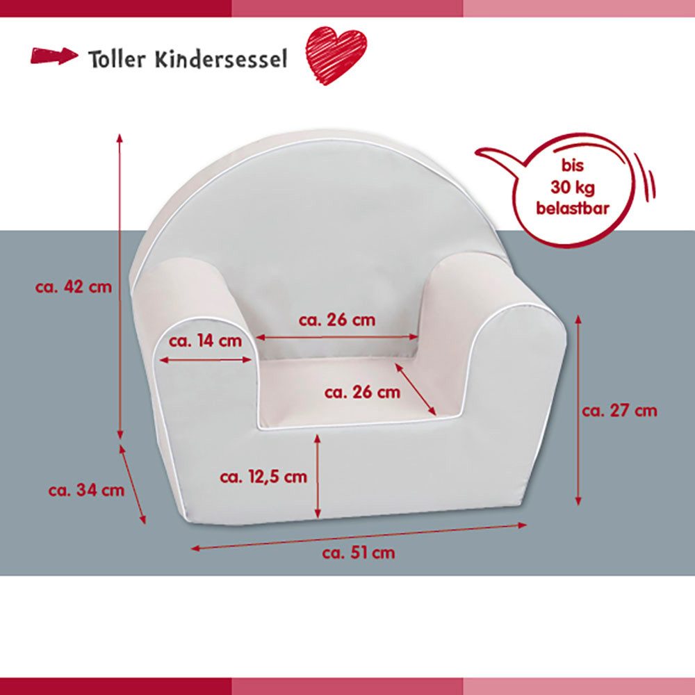 Knorrtoys® Fauteuil Little Fairy voor kinderen, made in europe