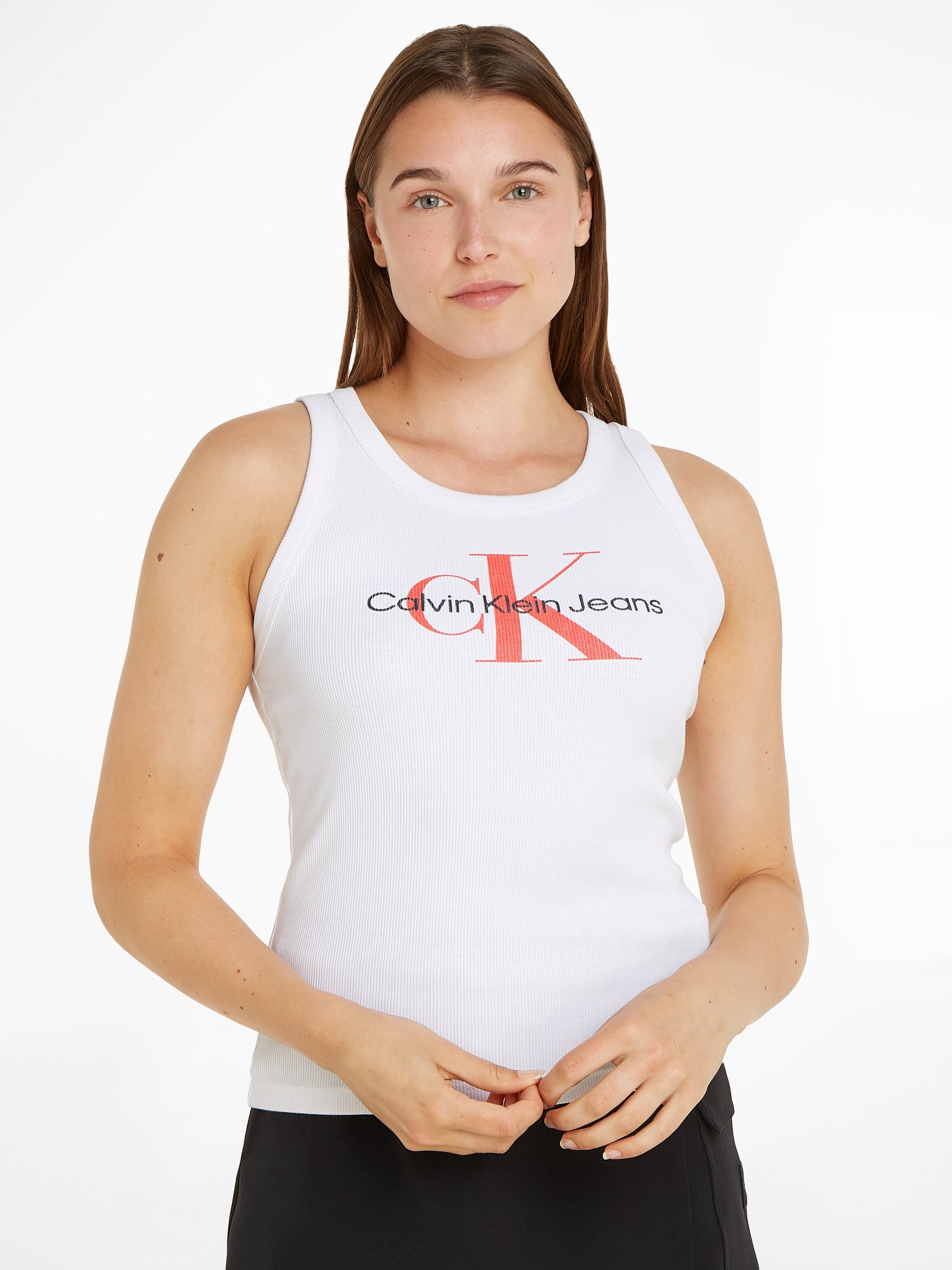 Calvin Klein Tanktop ARCHIVAL MONOLOGO RIB TANK