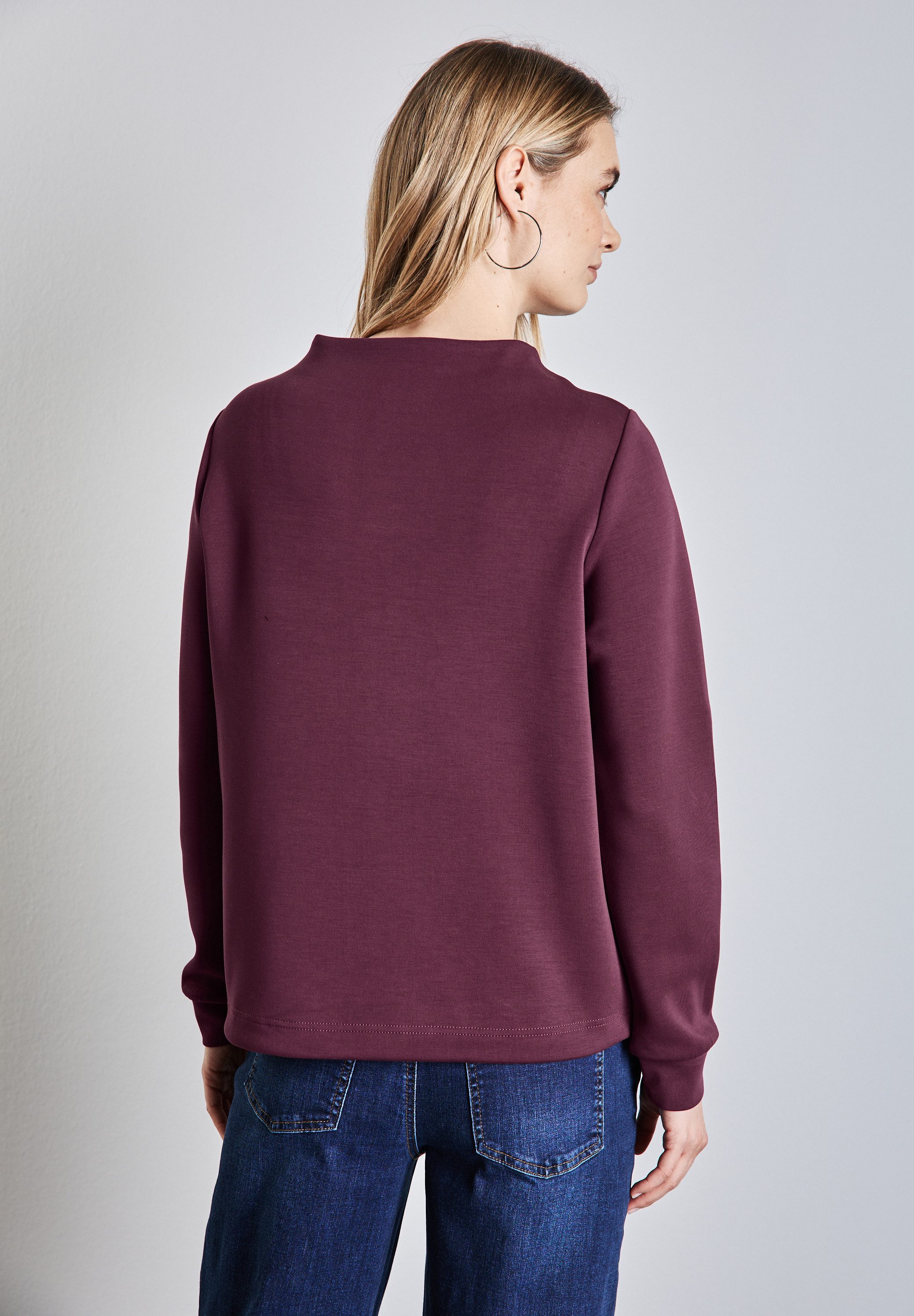 STREET ONE Sweatshirt met col