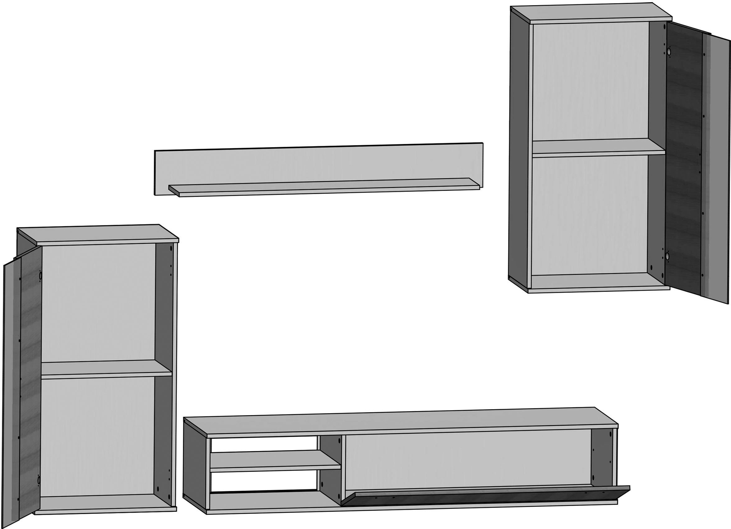INOSIGN Wandmeubel Fox (4-delig)