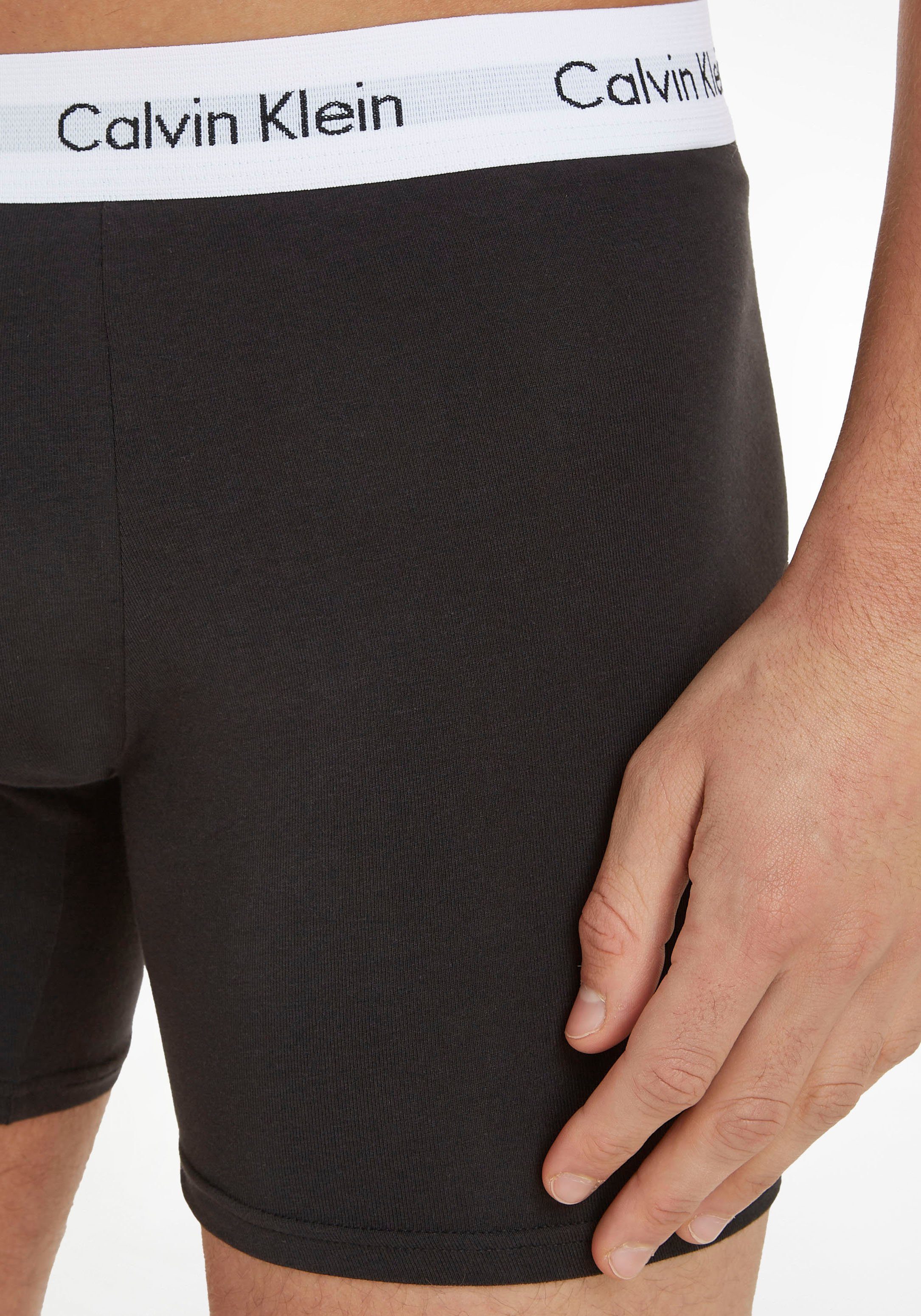 Calvin Klein Boxershort CK lange boxer met langere pijpen (set, 3 stuks)