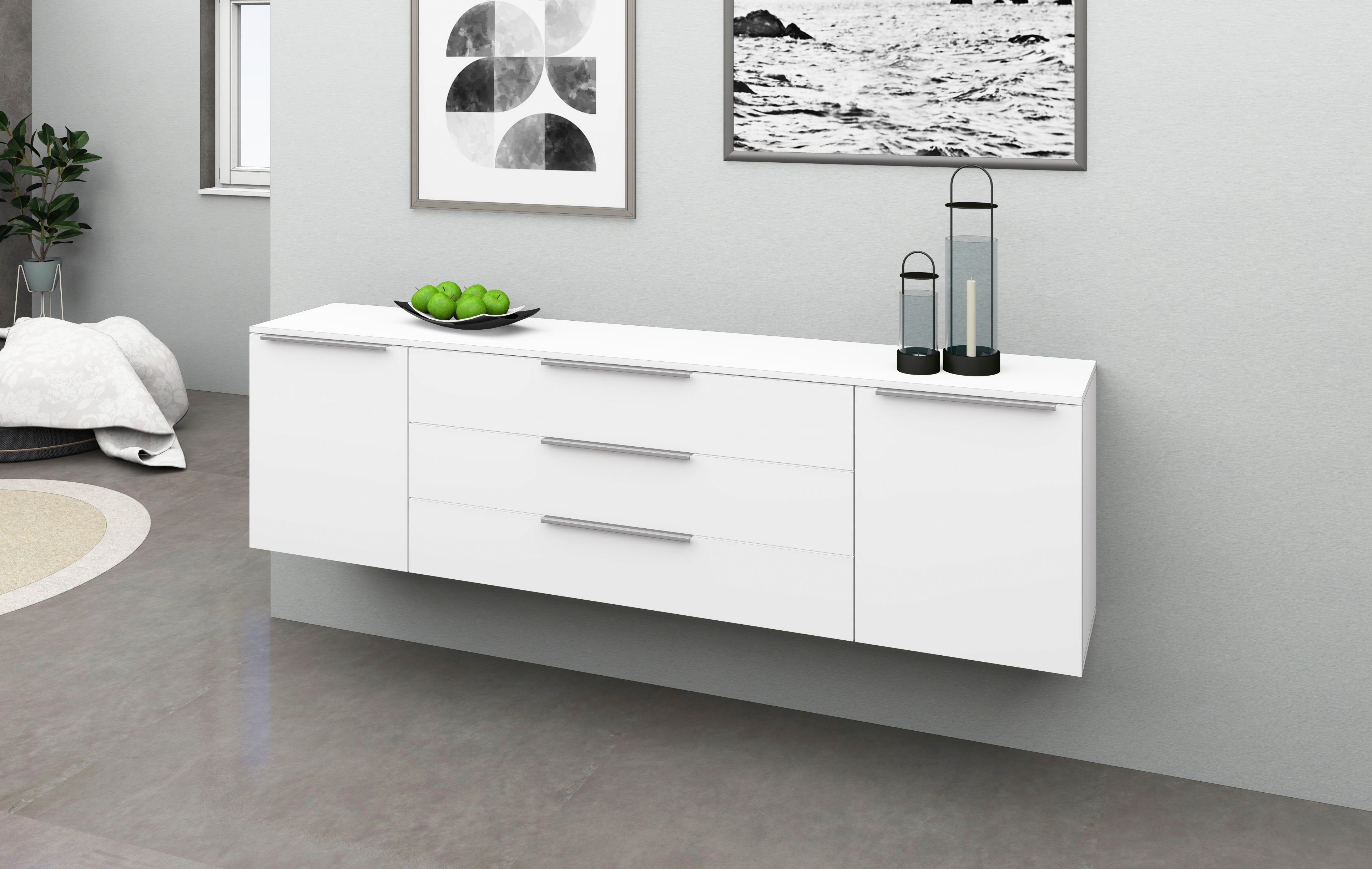 borchardt Möbel Dressoir Oliva Breedte 166 of 200 cm