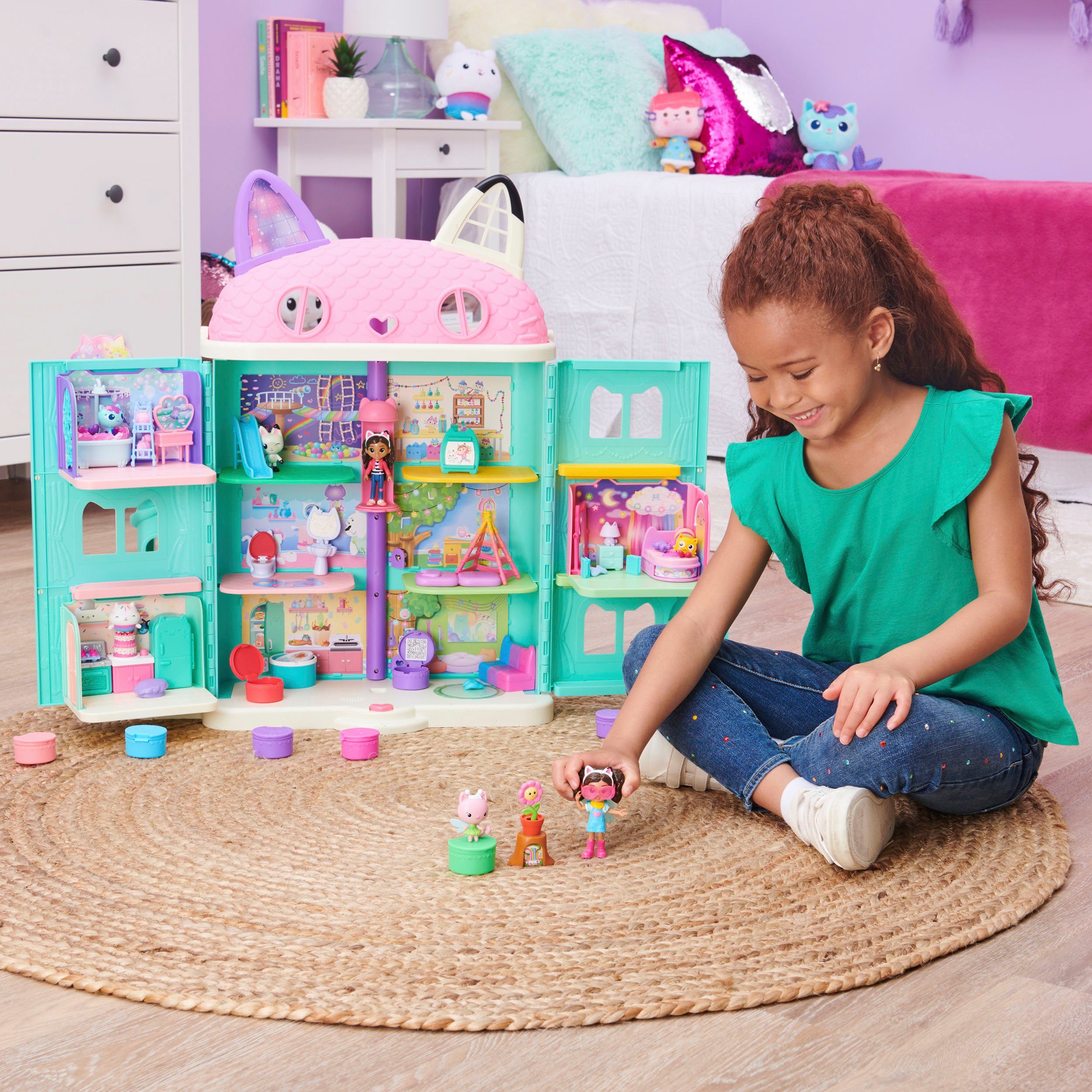 Spin Master Speelwereld Gabby's Dollhouse - CAT-tivity set – tuinset met Kitty Fairy