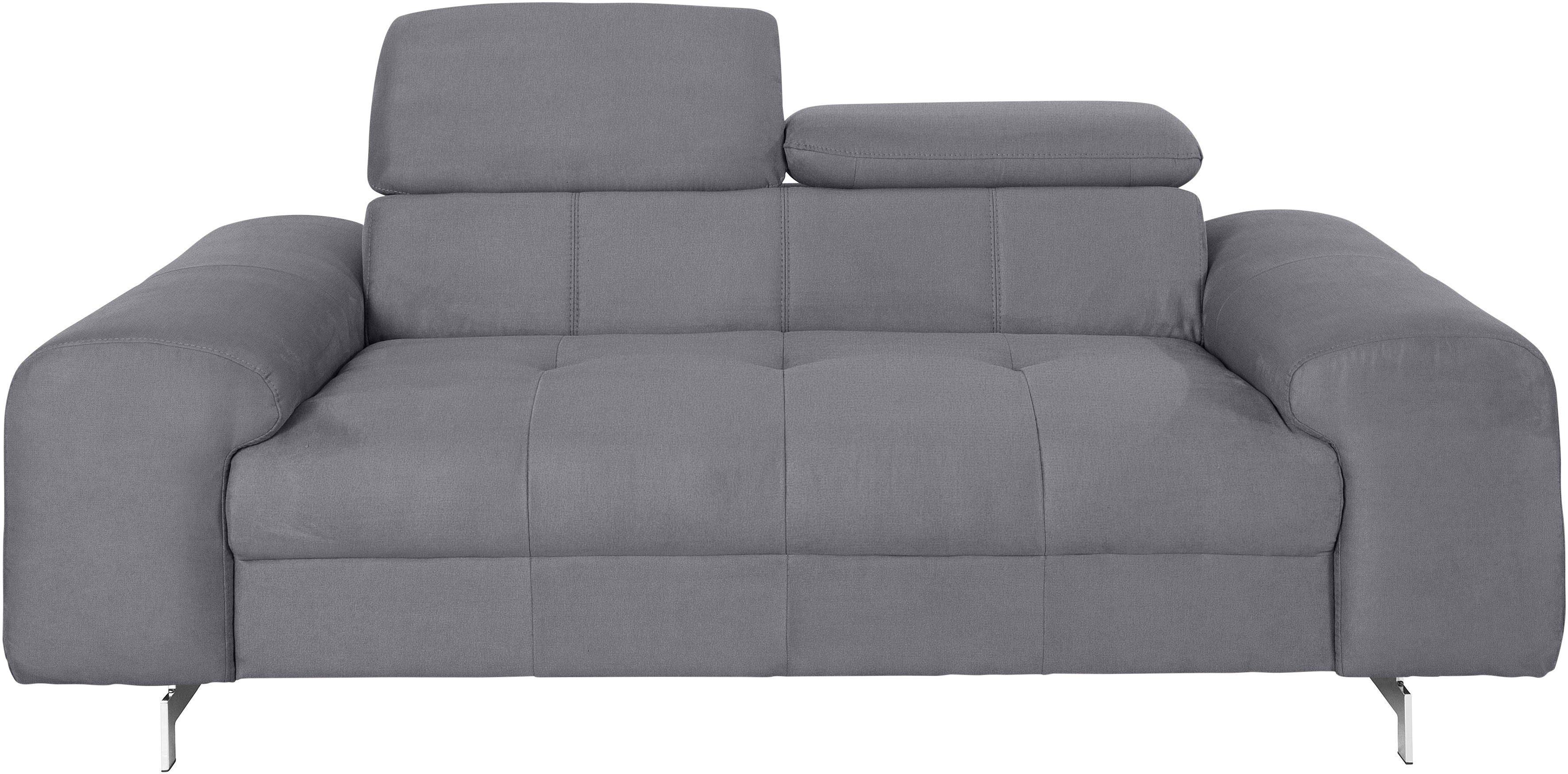 COTTA 2-zitsbank Chef 2-zitsbank met elegante stiksels, bodemvrijheid 12,5 cm