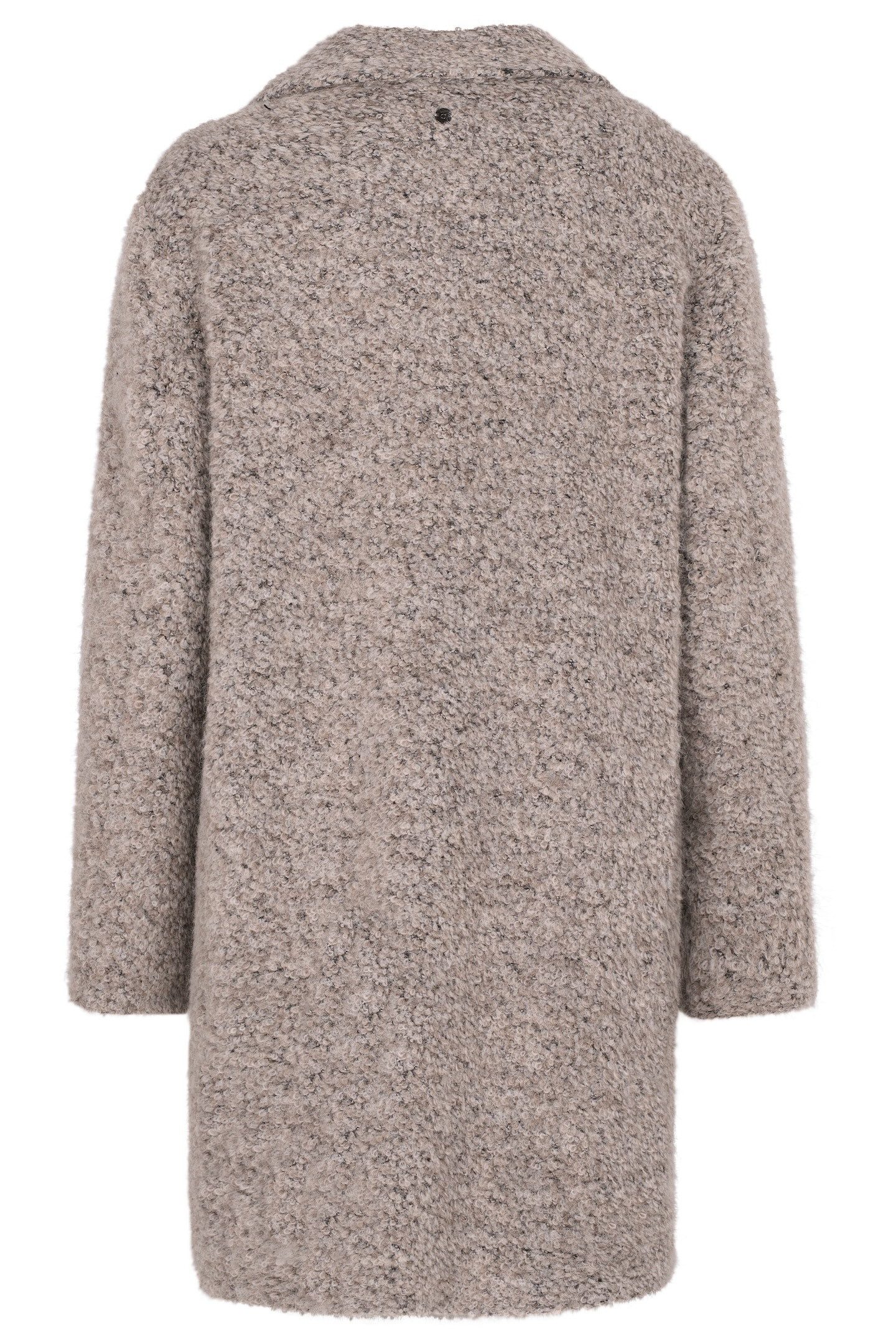 Bugatti Korte jas van moderne bouclé-stof