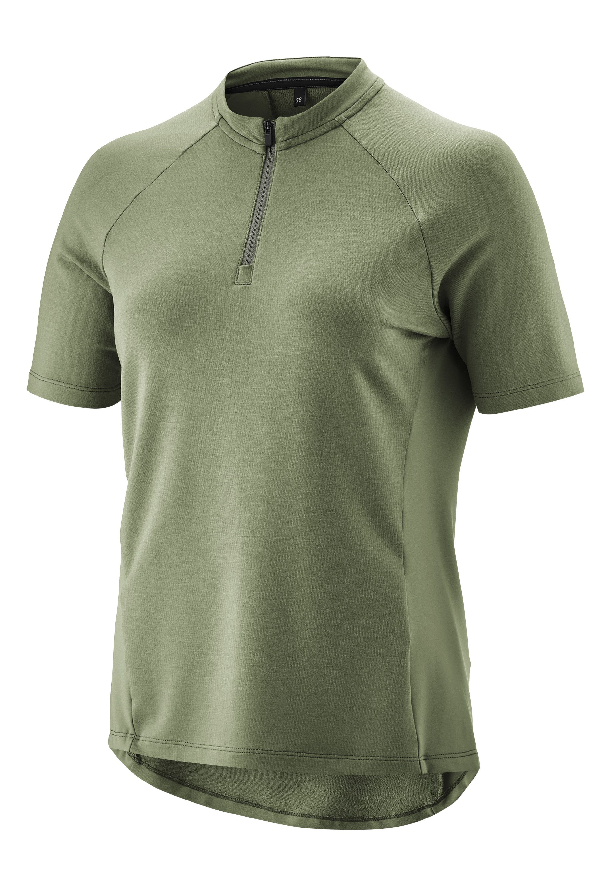 Gonso Fietsshirt Adventure Jersey Nature W Dames fiets trui korte mouwen, slim fit