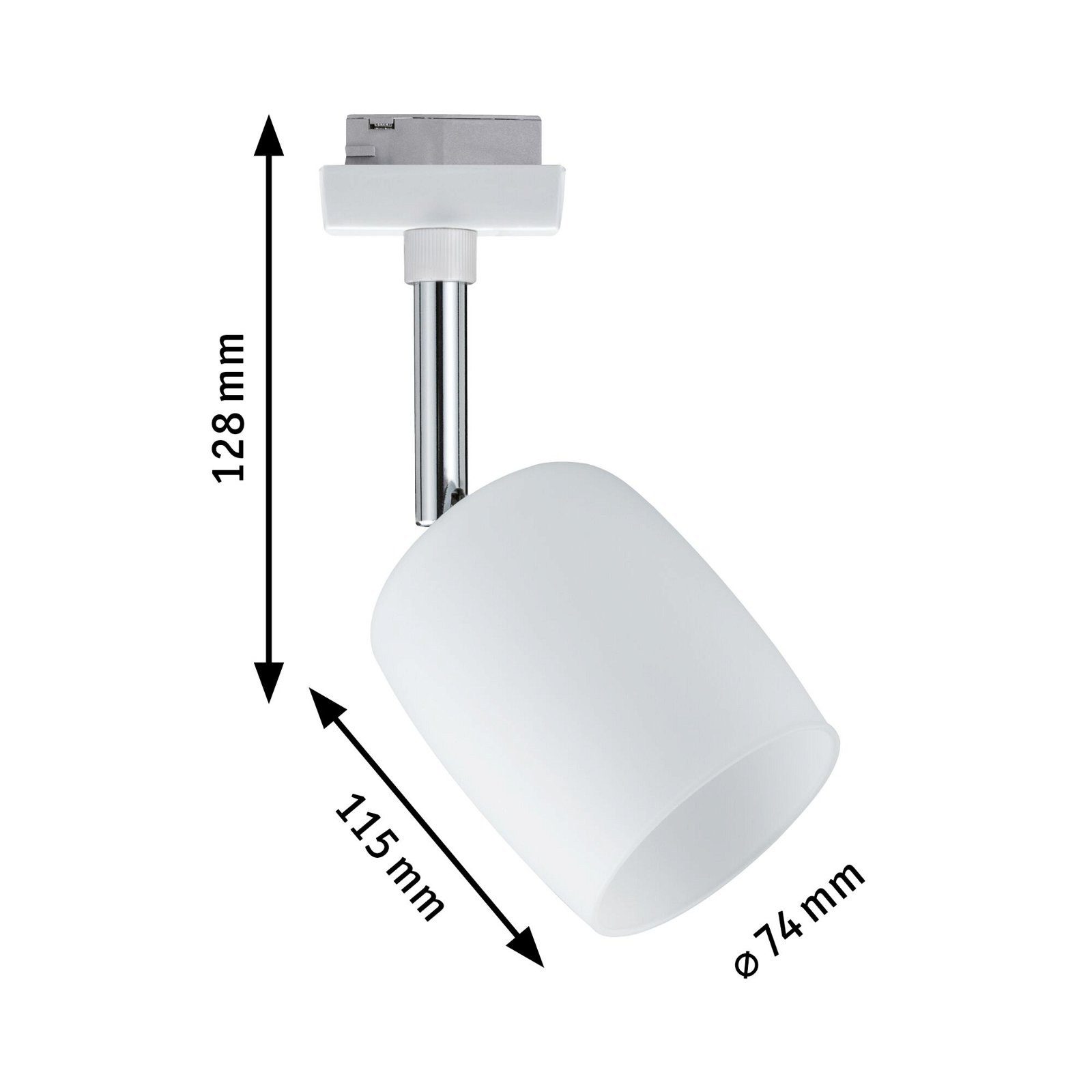 Paulmann Railsysteem-lampen URail rail spot Blossom Enkelspot G9 max. 10W (1-delig)