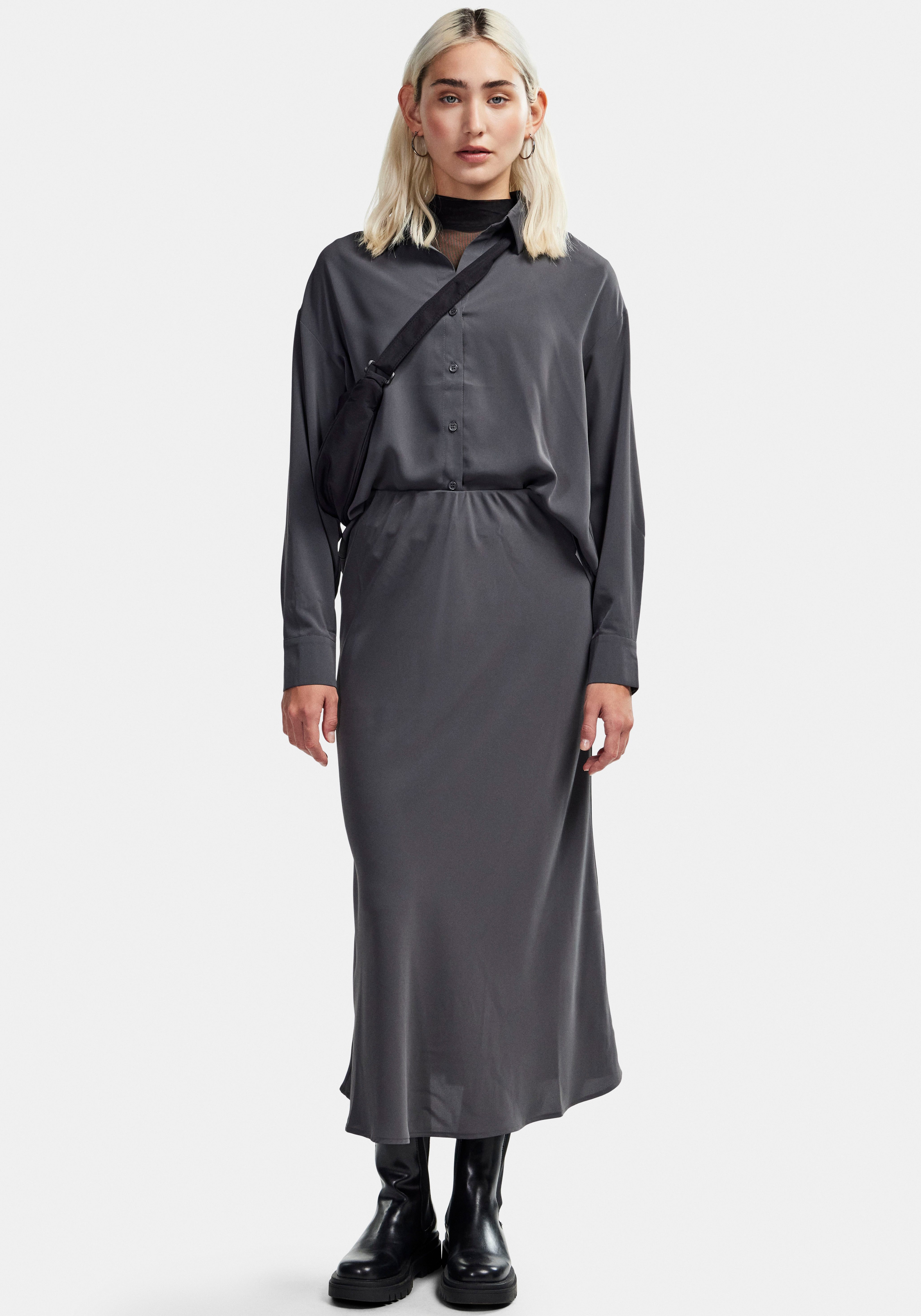pieces Midirok PCFRANAN HW MIDI SKIRT NOOS BC