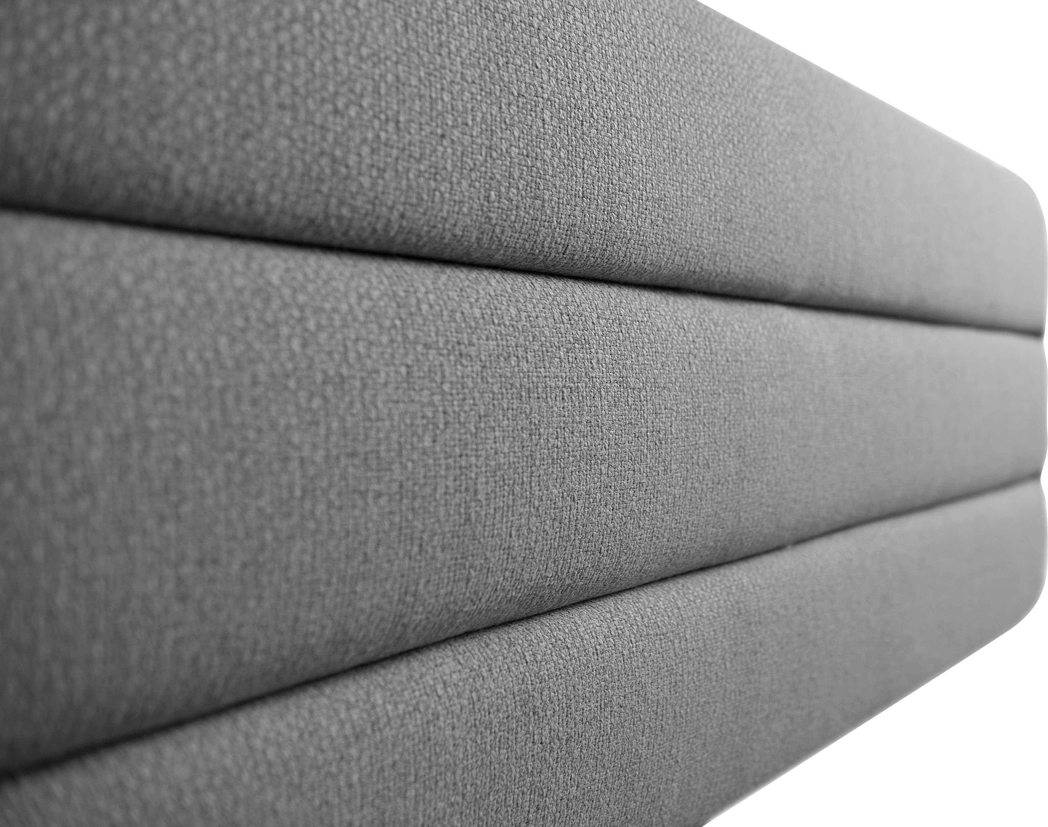OTTO products Gestoffeerd bed Merrit Dwarsnaad in het hoofd- en voetbord, in 5 breedten, ook in 220 cm lang
