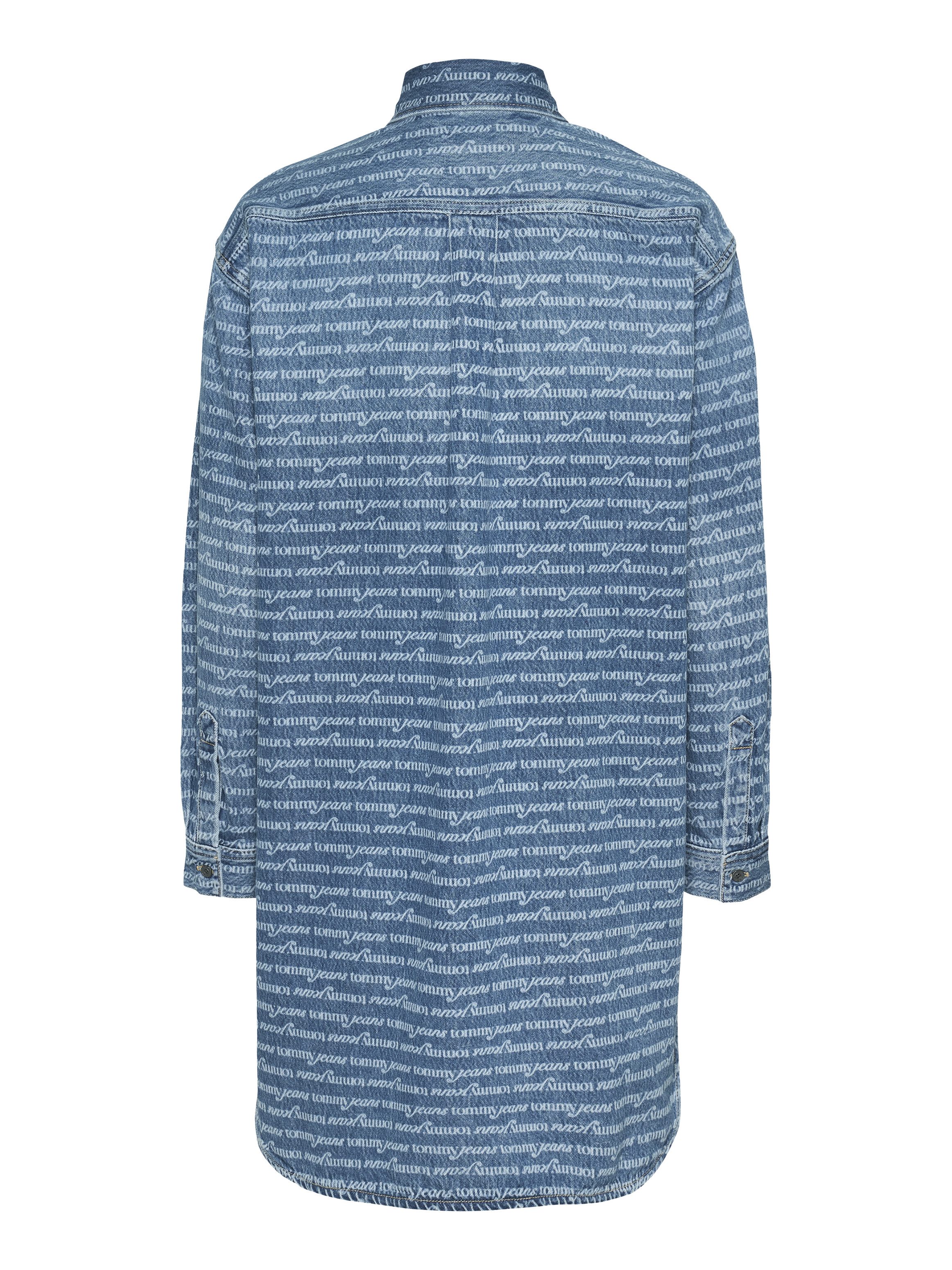 TOMMY JEANS Jurk met overhemdkraag RELAXED SHIRT DRESS AI6056 EXT