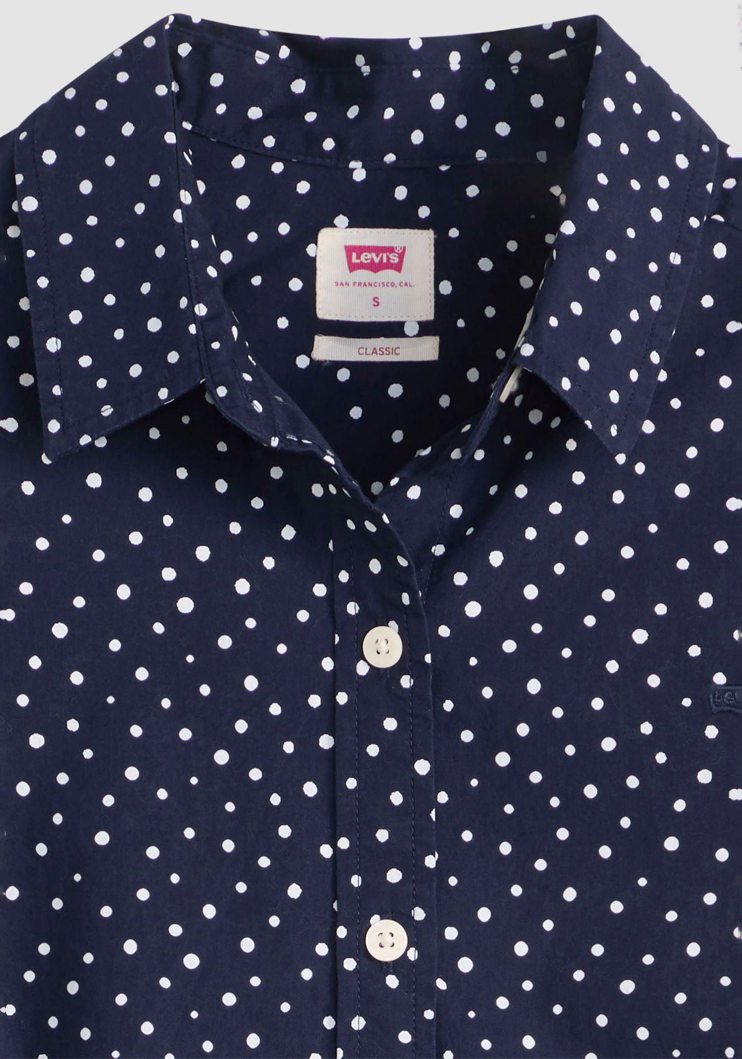 Levi's® Overhemdblouse The Classic Klein logoborduursel op borsthoogte