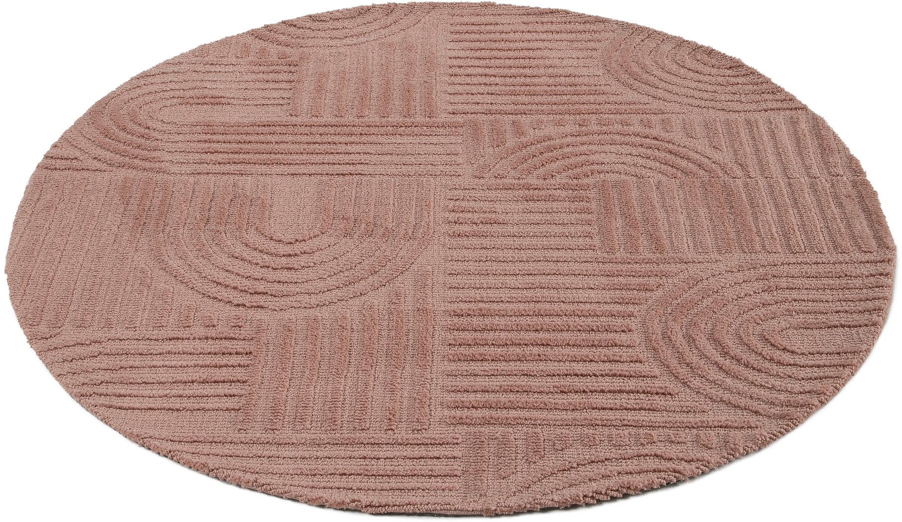 carpetfine Vloerkleed Holly 4 - Soft Touch Microvezel Tapijt Boho Scandi, zachte dichte getufte hoog-laag structuur, woonkamer