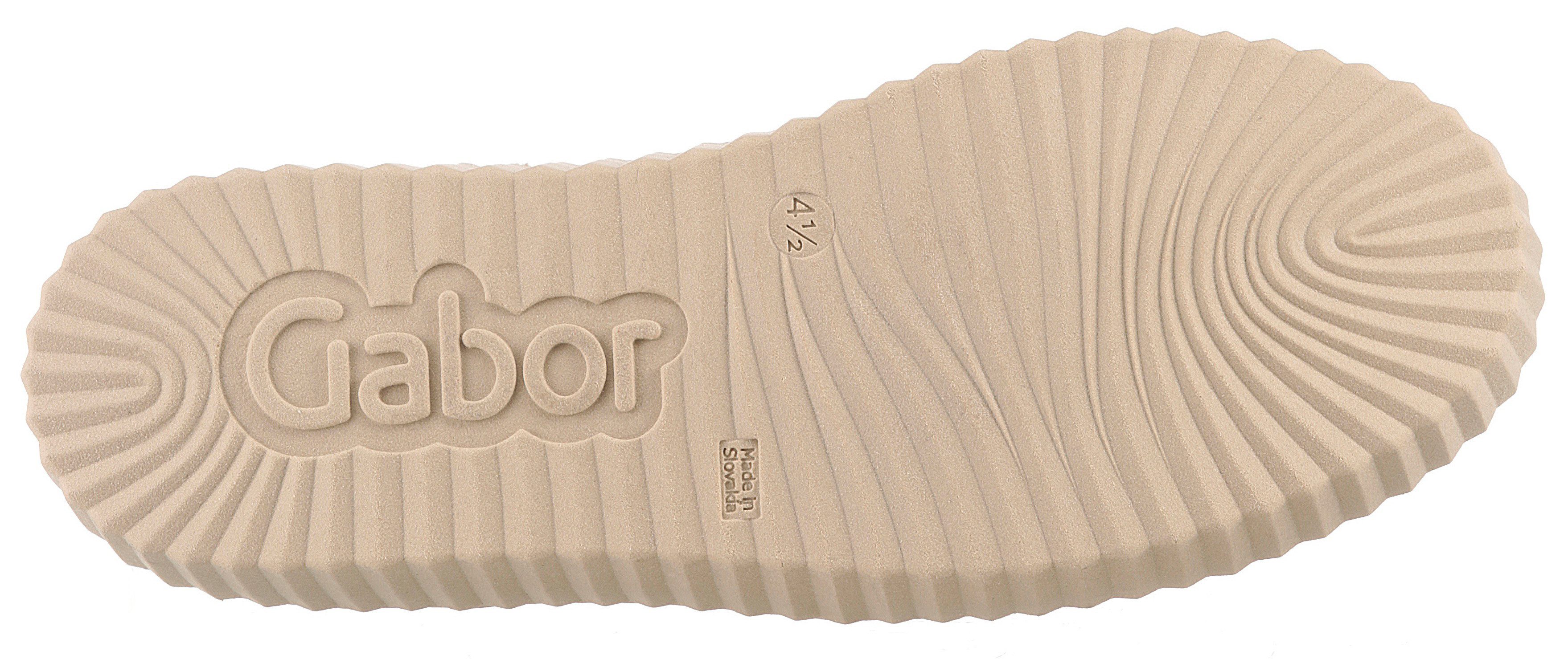 Gabor Plateausneakers , vrijetijdsschoen, lage schoen, veterschoen met best fitting-uitrusting
