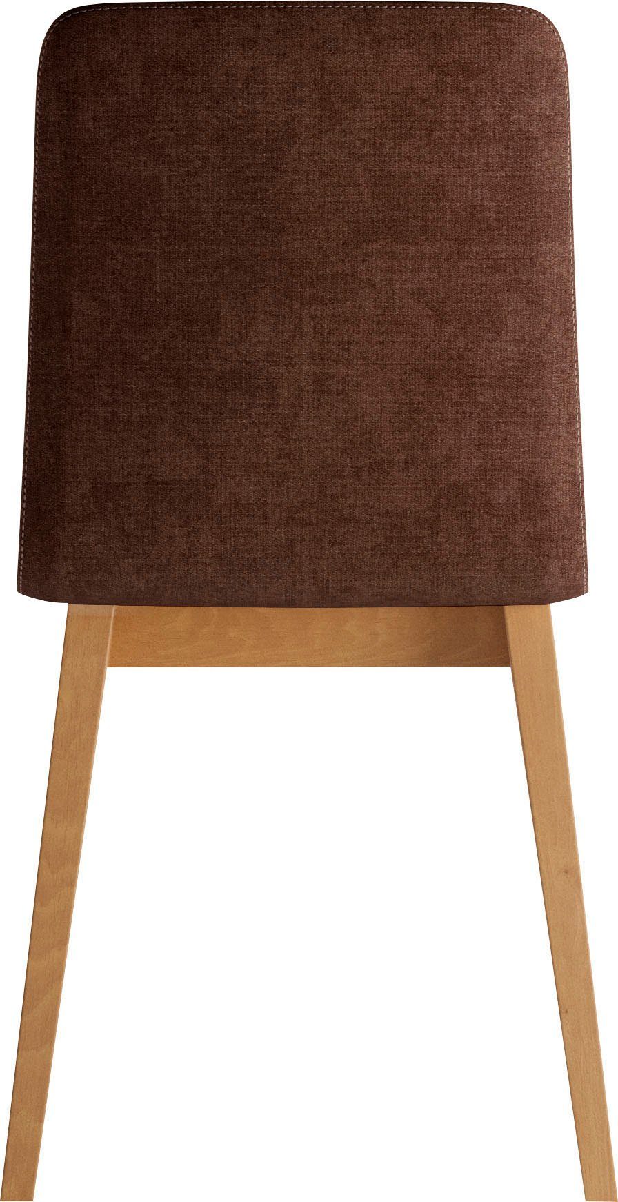 INOSIGN Stoel Sandy met verschillende stoelpootkleuren en kleurvarianten, zithoogte 47 cm (2 stuks)