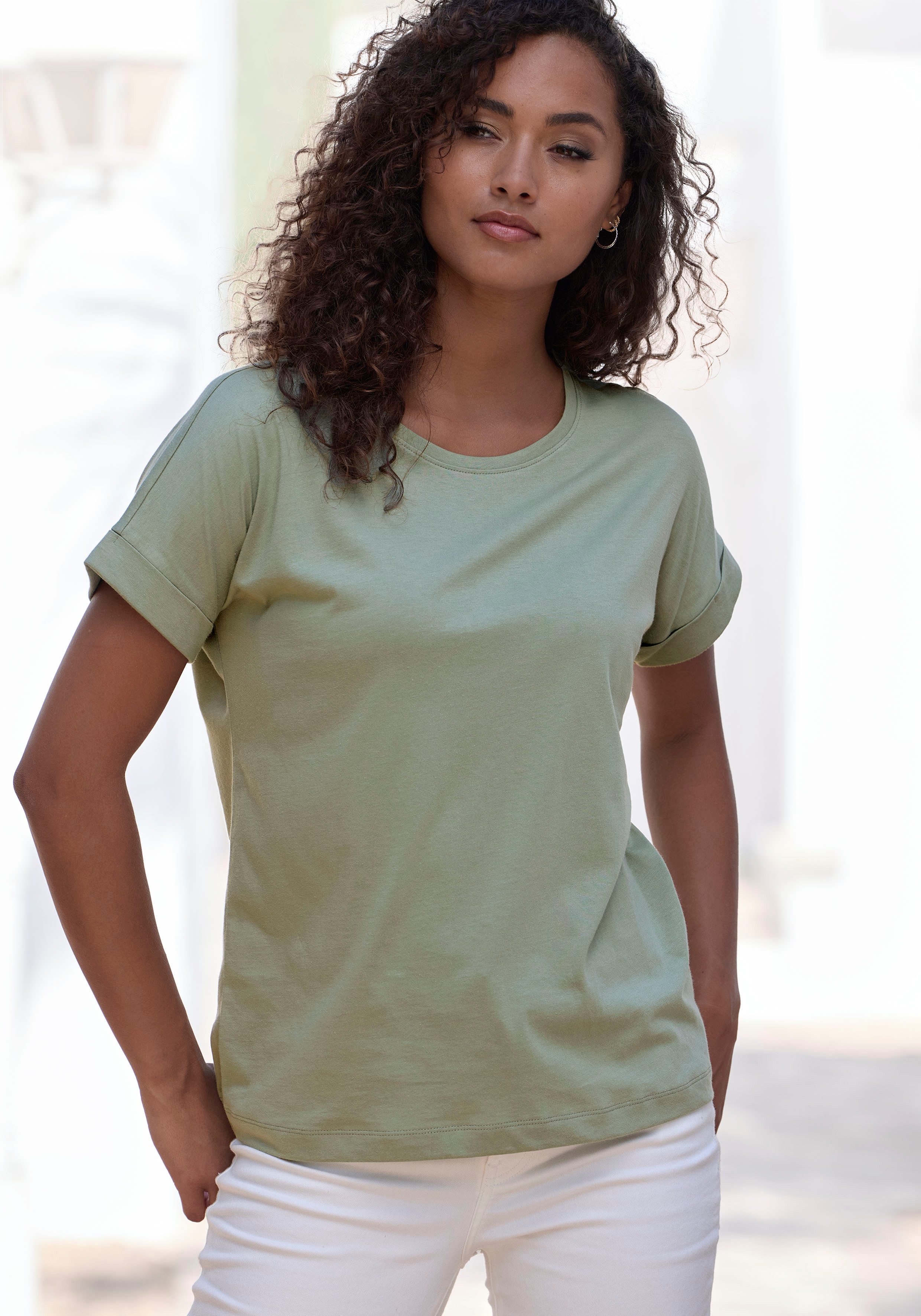 Copenhagen Studios T-shirt Met subtiele logoprint achteraan van zachte jersey kwaliteit met biologische katoen