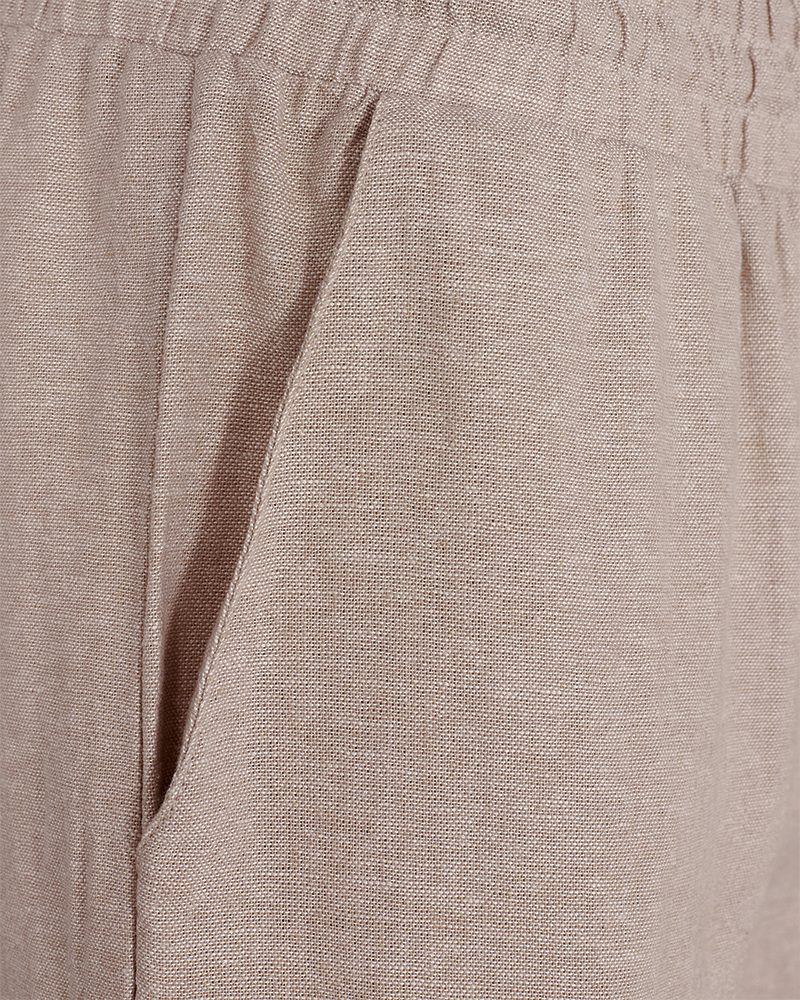 FREEQUENT 7/8 broek FQLAVA-ANKLE-PA van linnen en met koord