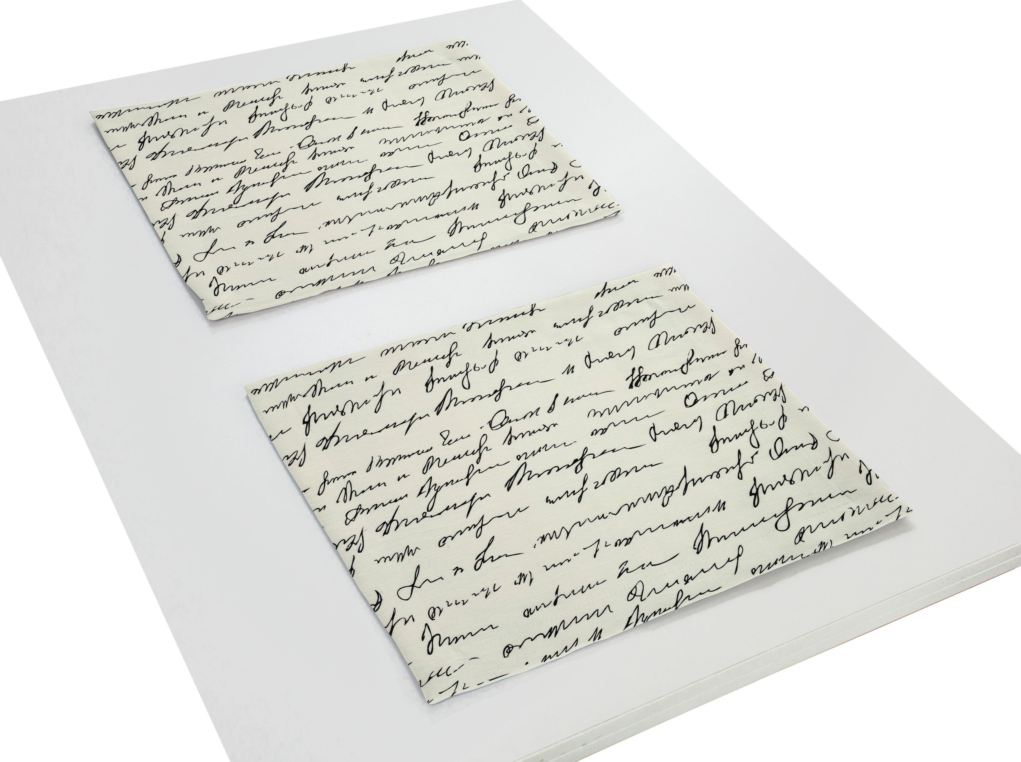 Adam Set placemats Scribble GOTS organic, gecertificeerd door CERES 0242, Made in Germany (2 stuks)