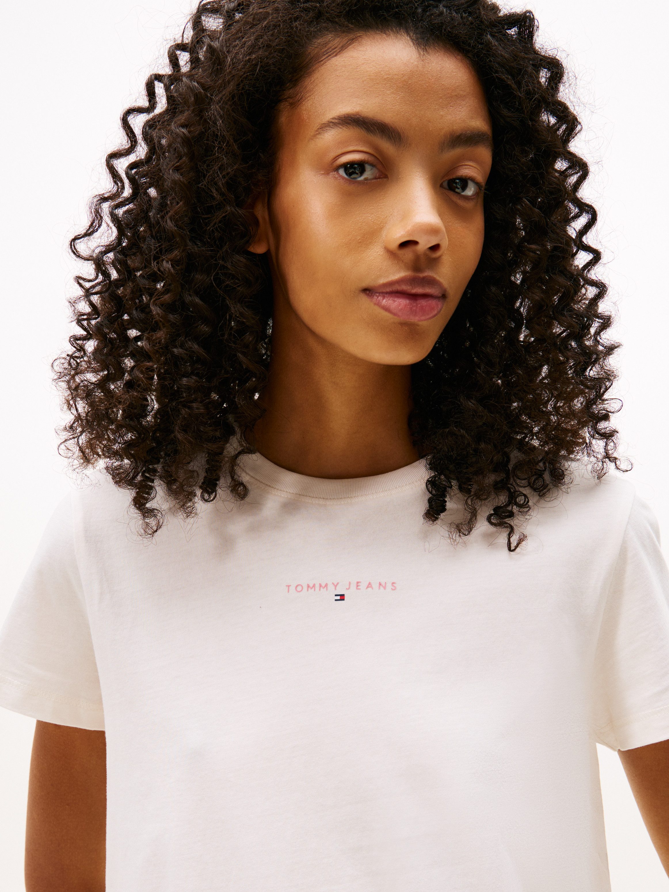 TOMMY JEANS Shirt met korte mouwen TJW REG LINEAR SS TEE