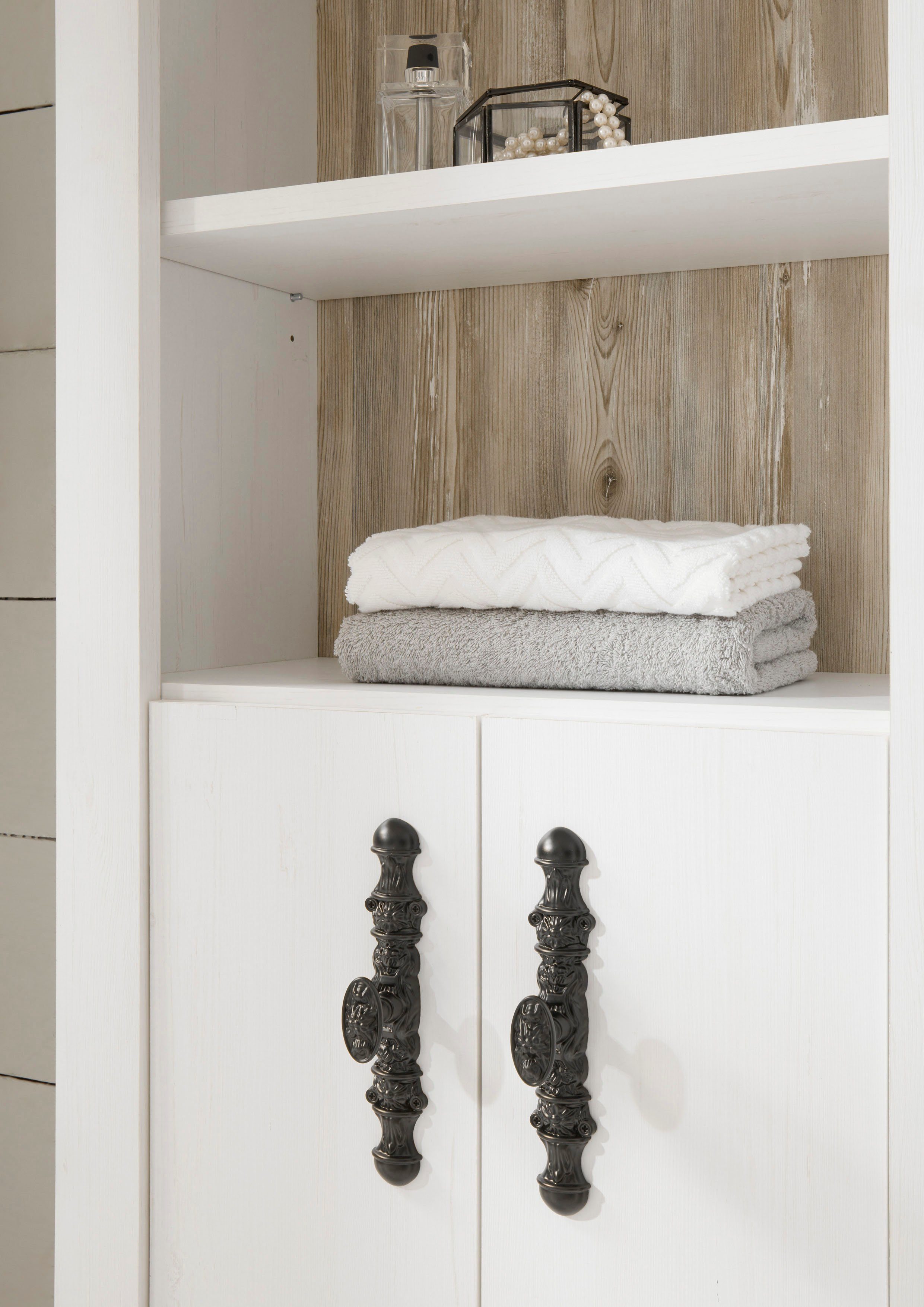 Home affaire Badkamerserie Florenz, Bad im Landhausstil, 5-teiliges Badezimmer (5-delig)