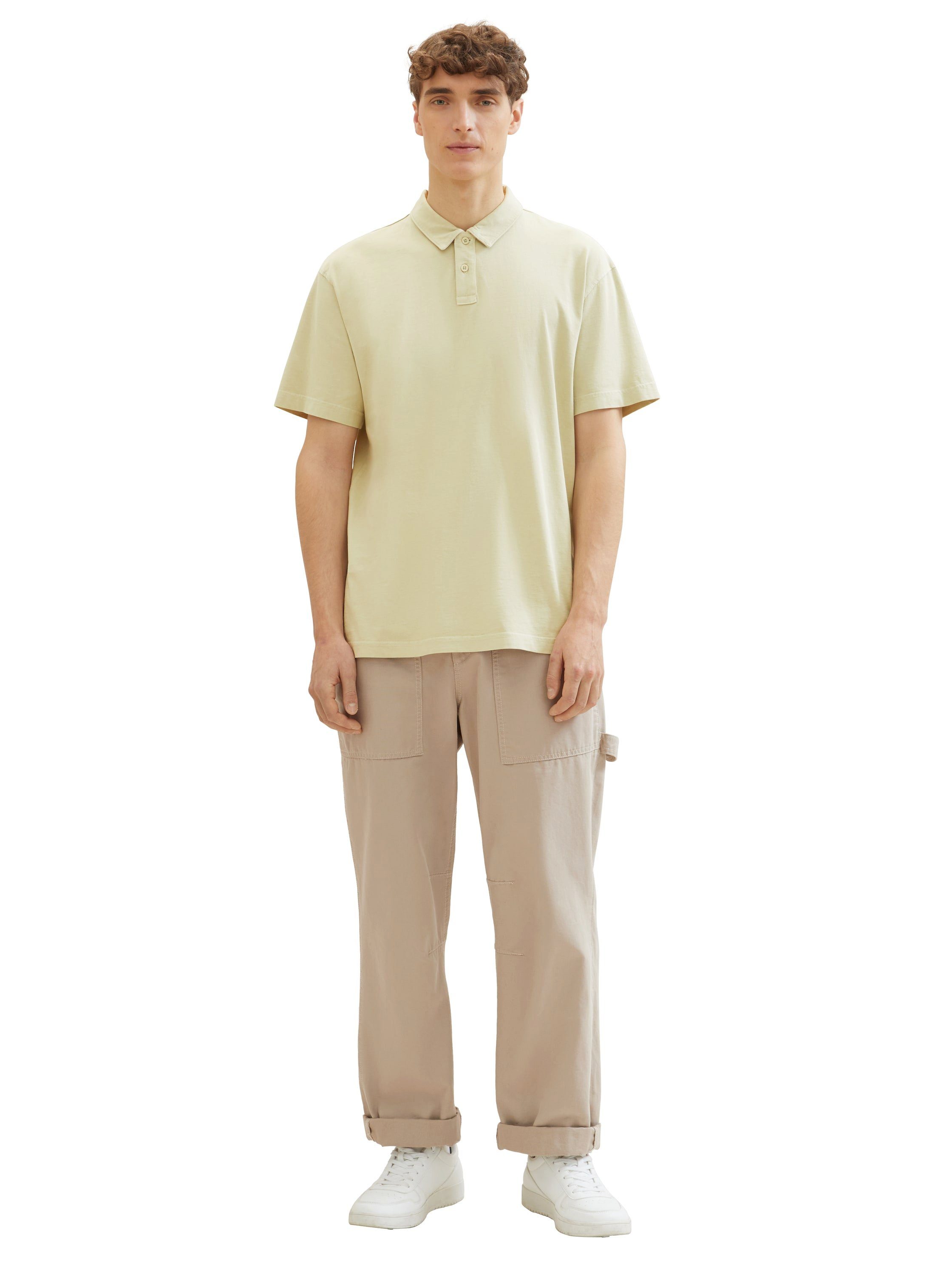 Tom Tailor Denim Poloshirt met halve knoopsluiting