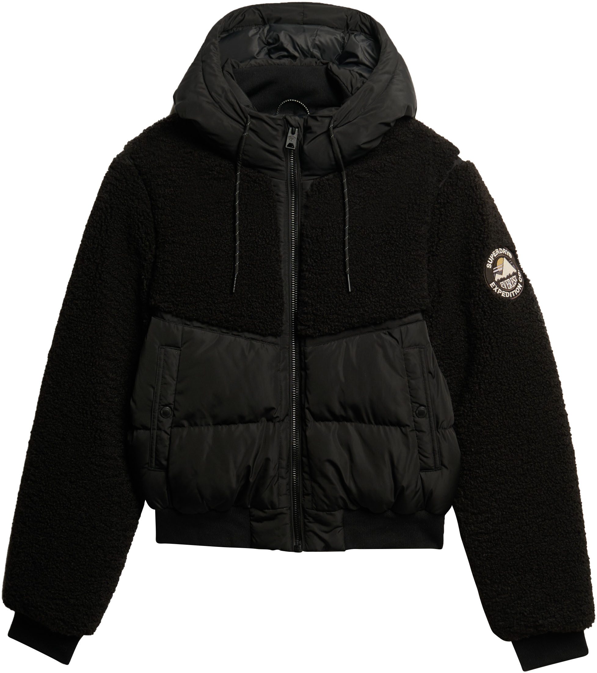 Superdry Gewatteerde jas SU-EVEREST BOMBER HYBRID JACKET