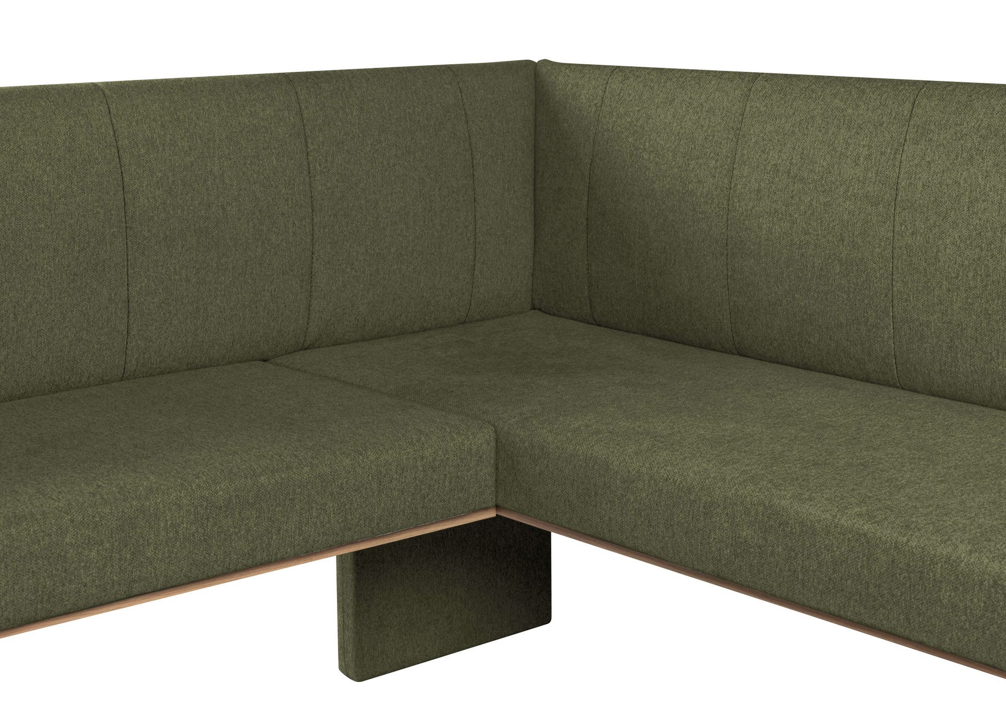 Home affaire Hoekbank Nina keukenbank, gestoffeerde bank, eettafelbank, breedte 185x 150 cm