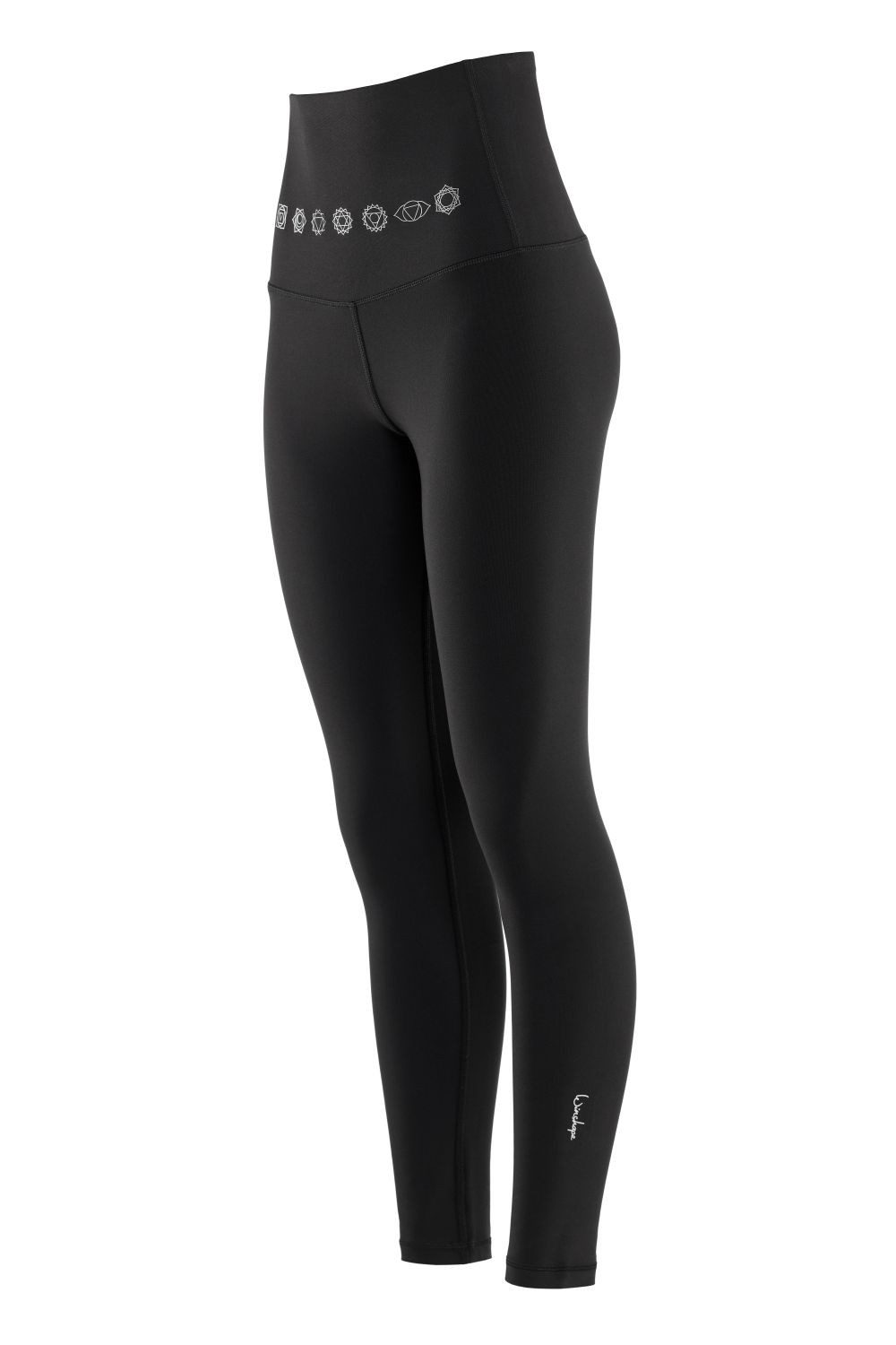 Winshape Legging HWL112C-zilverkleurige 7 chakra's Corrigerend effect door highwaist-band