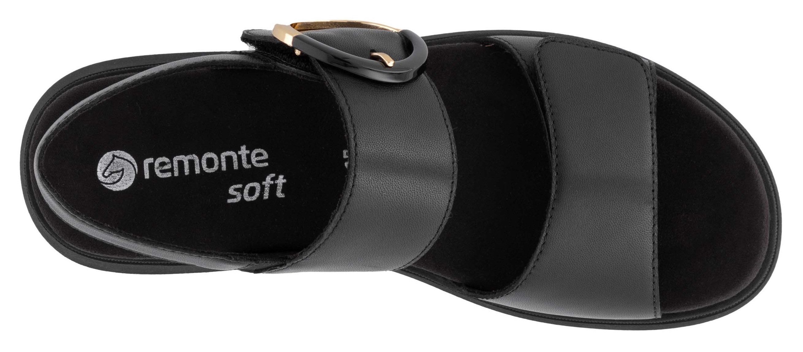 Remonte Sandalen , sandaal, comfort schoen, zomerschoen met praktische klittenbanden