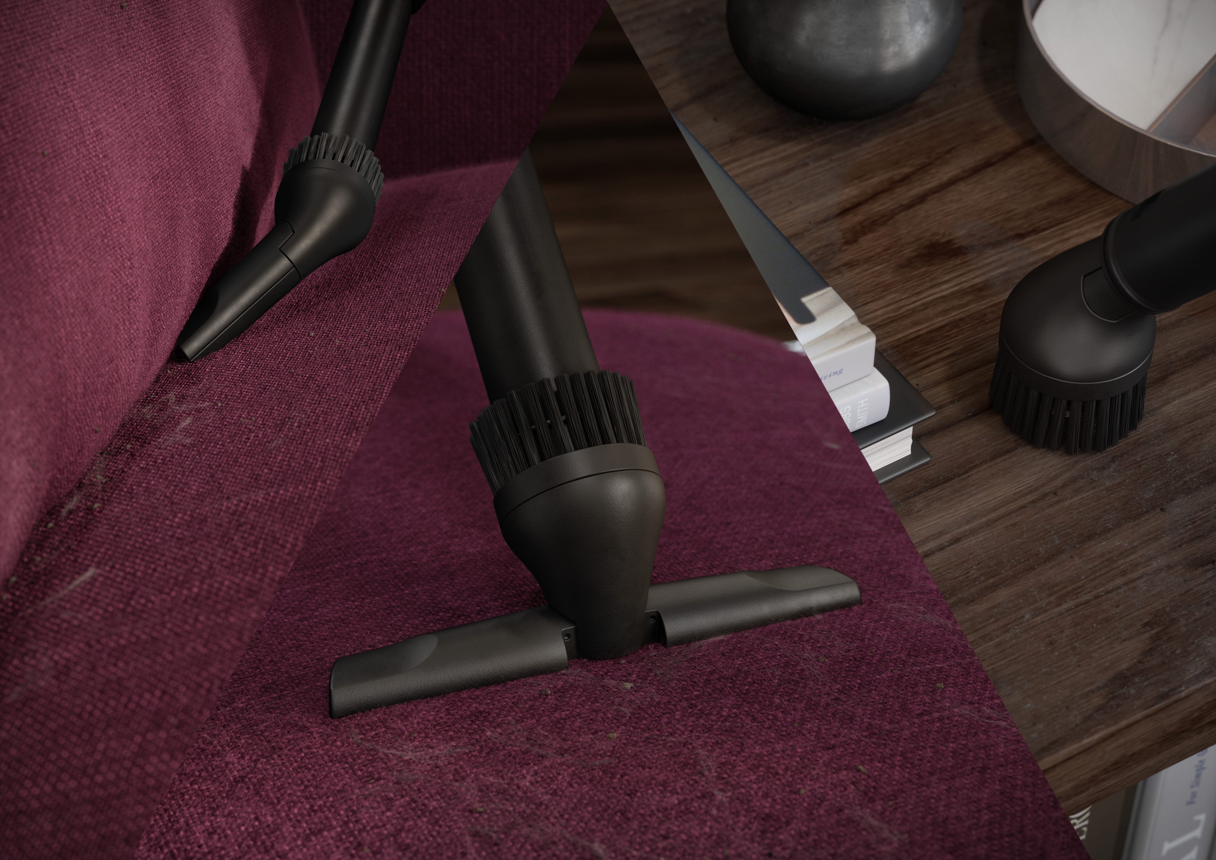 AEG Stofzuiger HYGIENIC 6000 (AB61H6SW) hoog zuigvermogen, inclusief extra zuigmonden, 50% recyclingkunststof