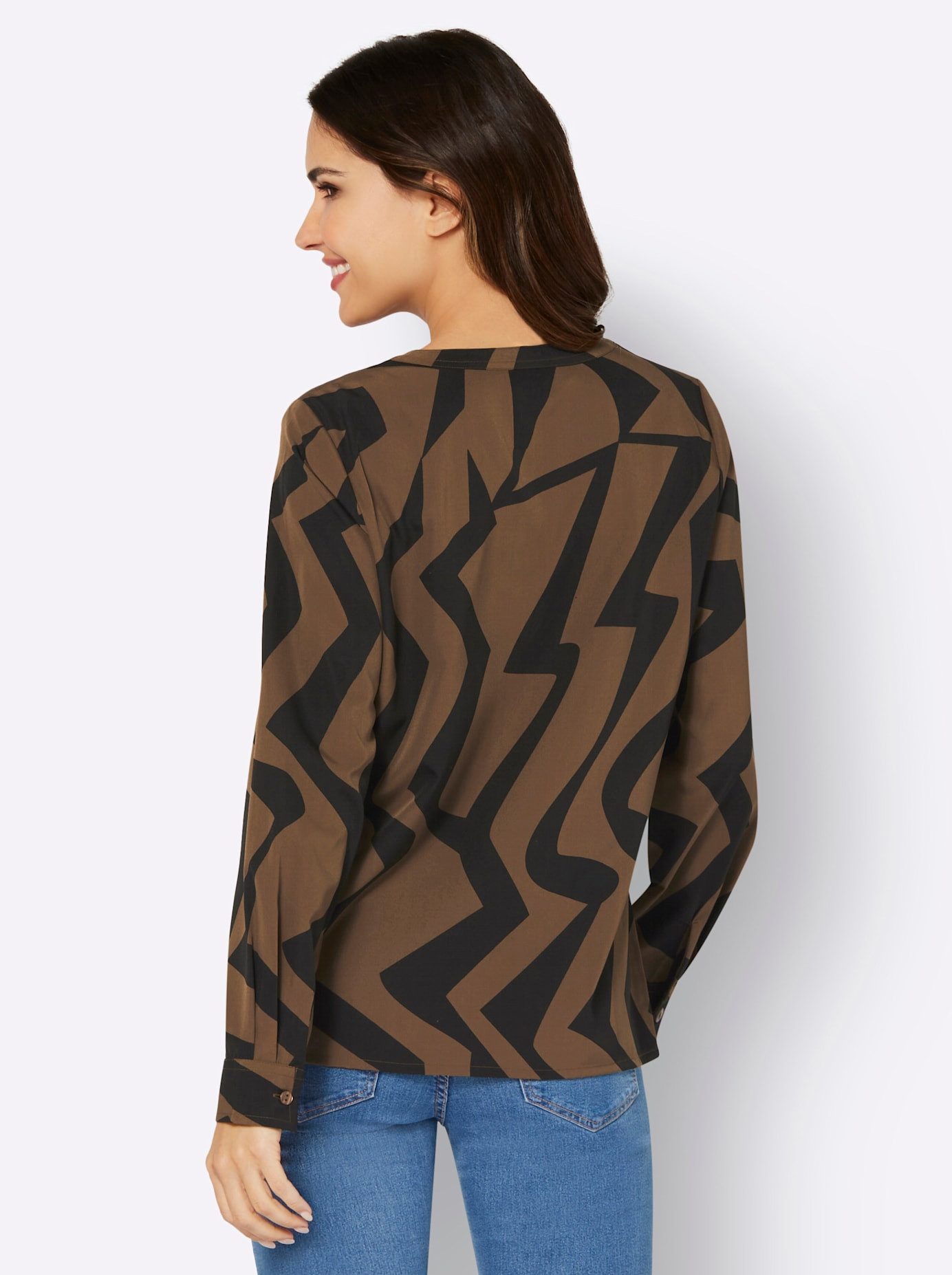 Classic Basics Blouse met lange mouwen