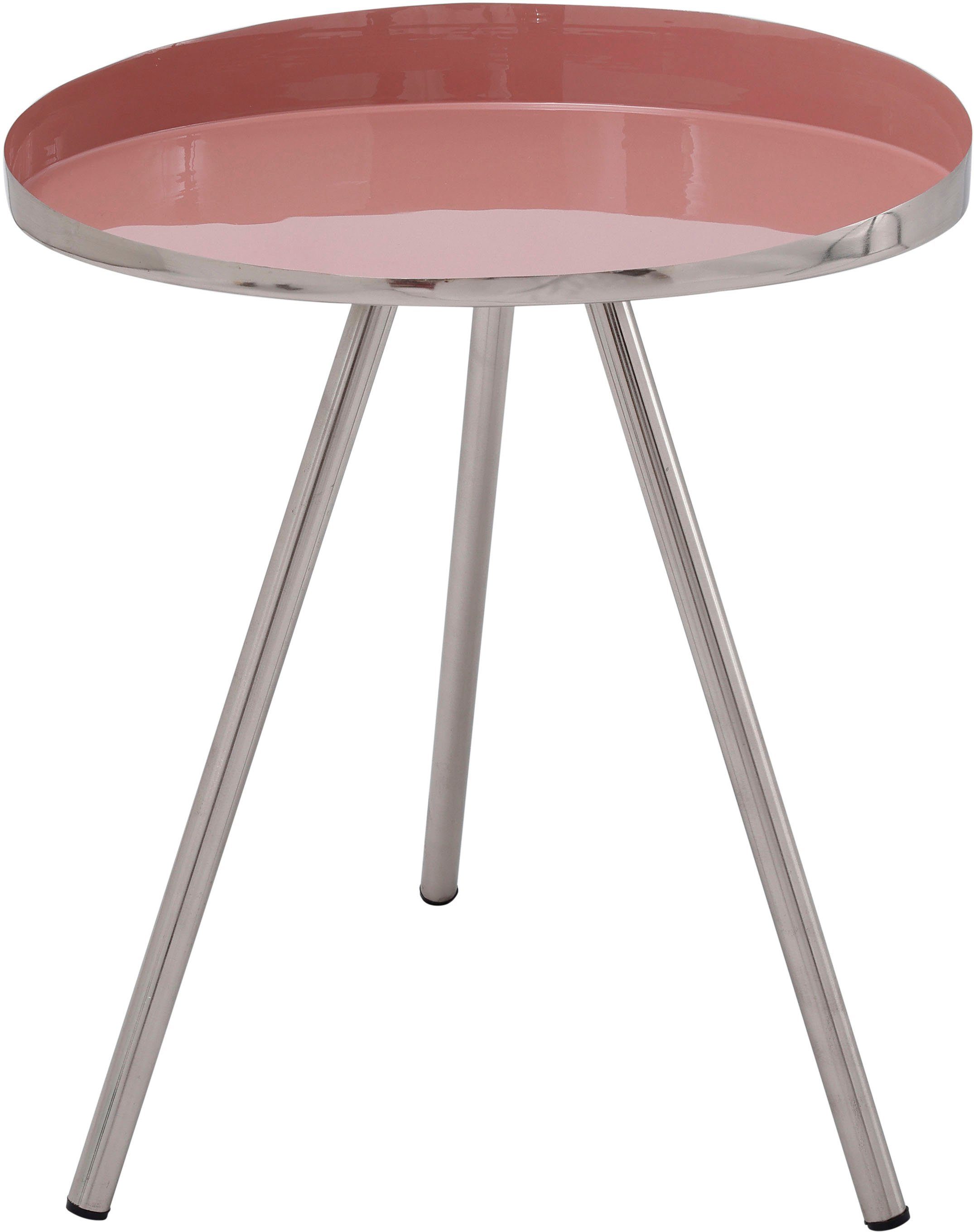 Kayoom Bijzettafel Morrison, ronde bijzettafel, elegante uitstraling (1 stuk)