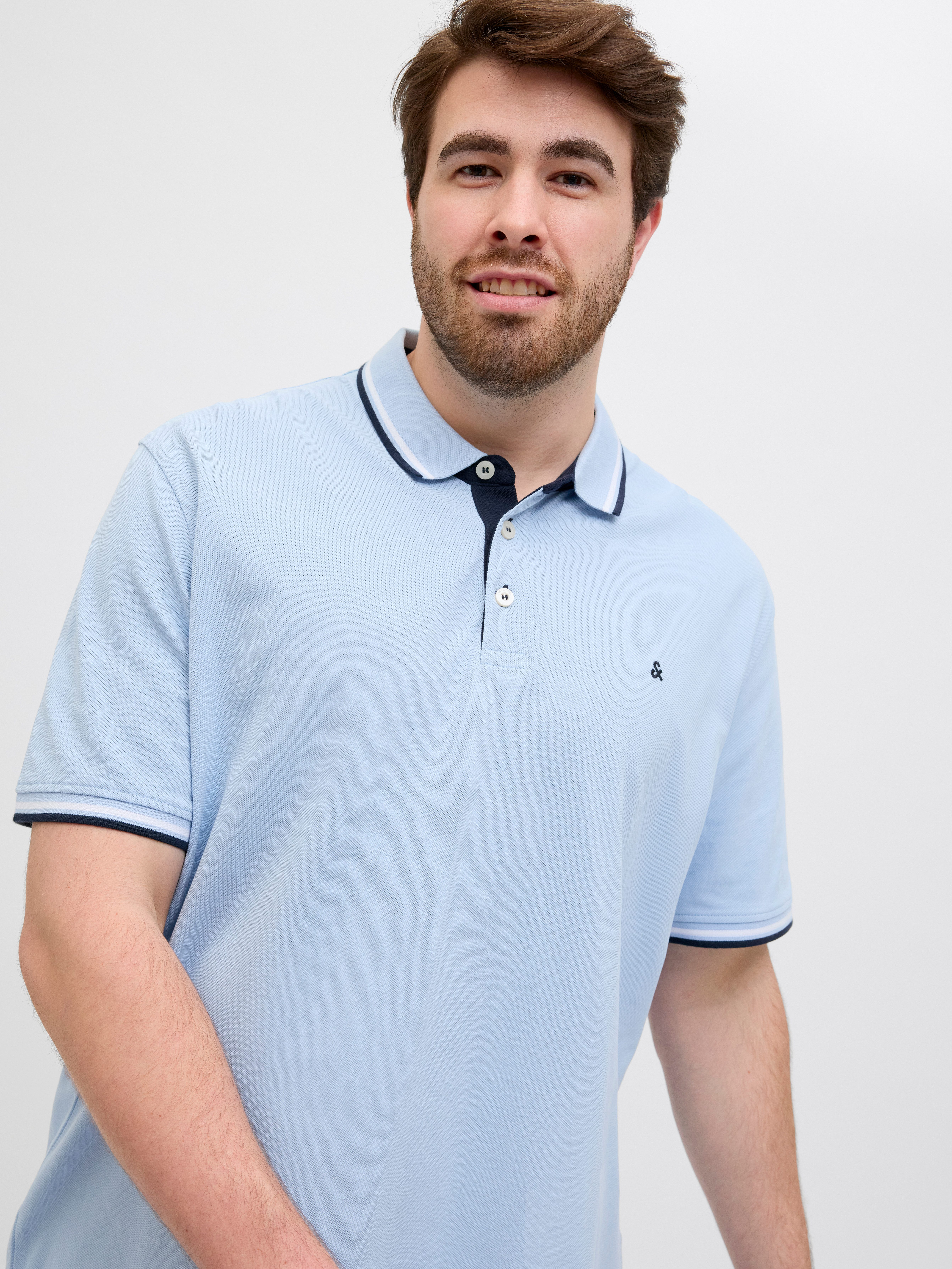 Jack & Jones PlusSize Poloshirt JJEPAULOS POLO SS NOOS PLS