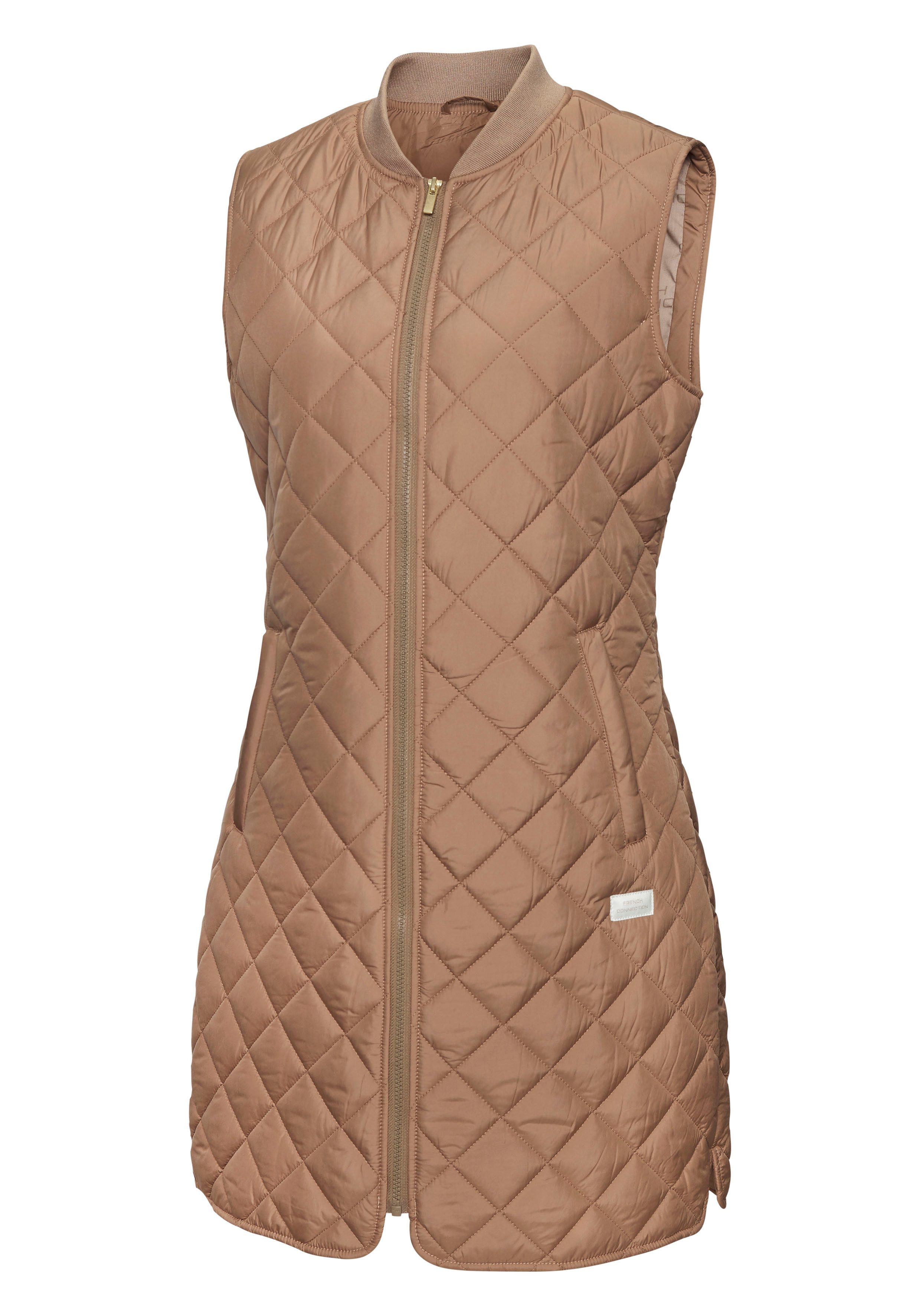 French Connection Lang gilet met breed gesneden schouders