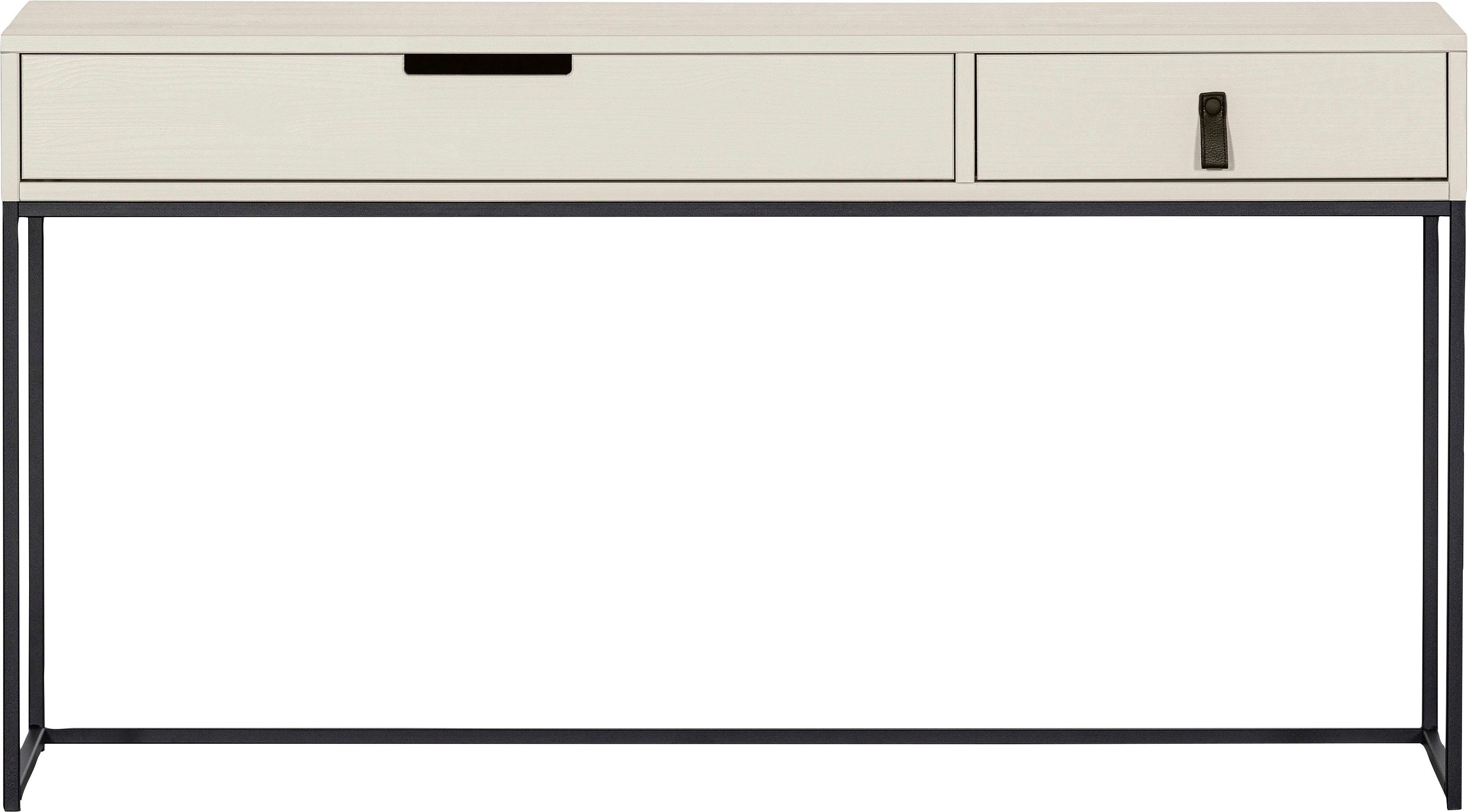 WOOOD Bureau Silas veel opbergruimte, twee lades, h 74 cm x b 140 cm