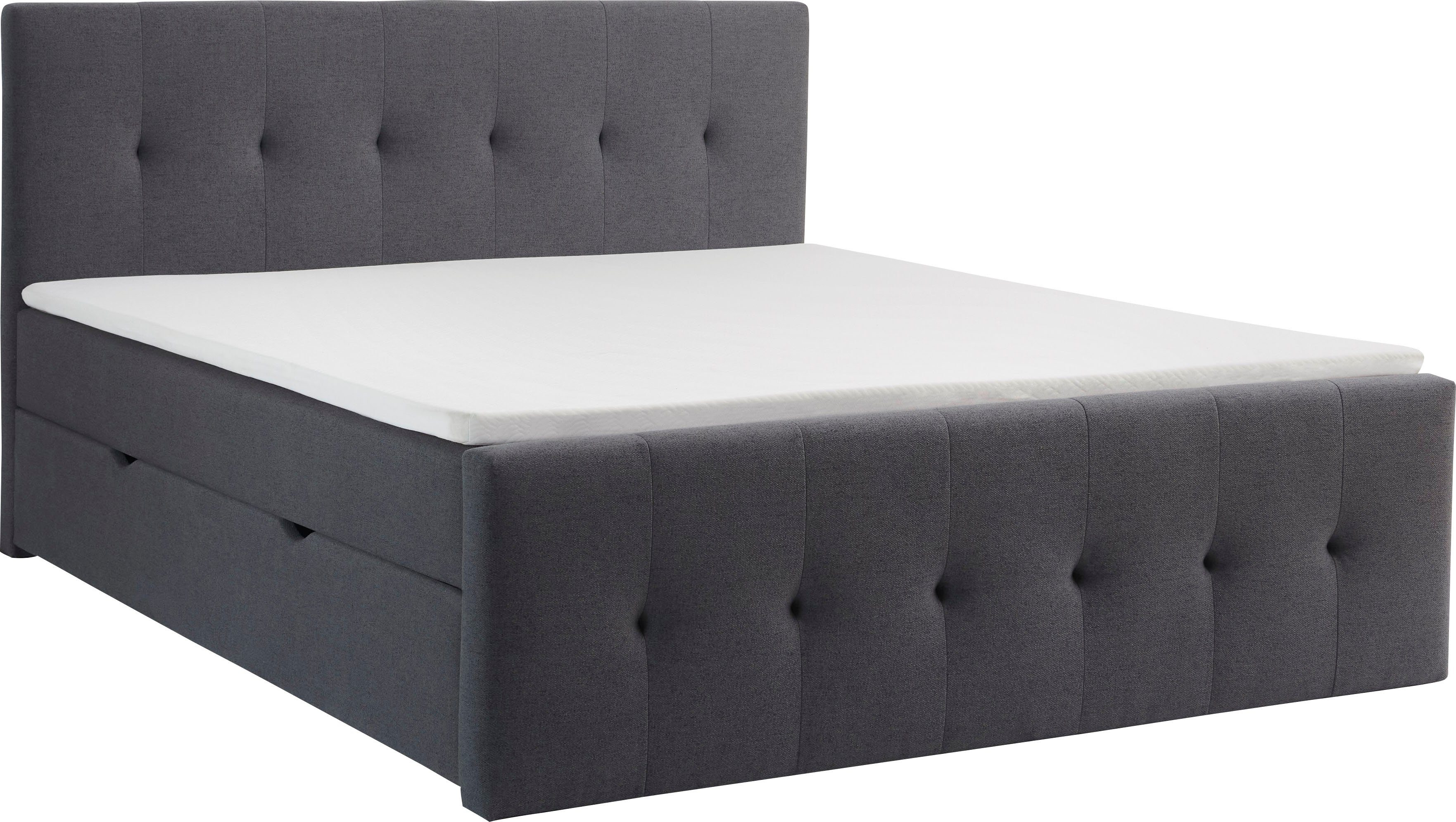 INOSIGN Boxspring Tessaja 180 x 200 cm, met bedkist, incl. topmatras