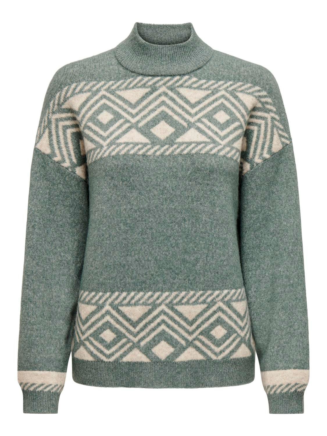 Only Trui met staande kraag ONLVICTORIA L/S PULLOVER KNT NOOS
