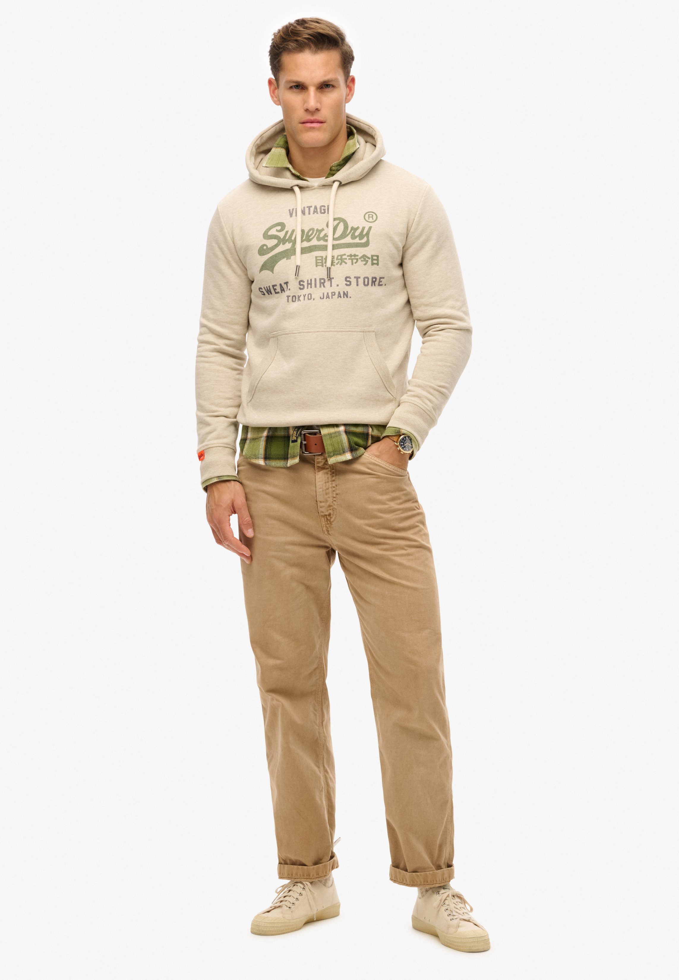 Superdry Hoodie SD-VL HERITAGE RELAXED HOOD