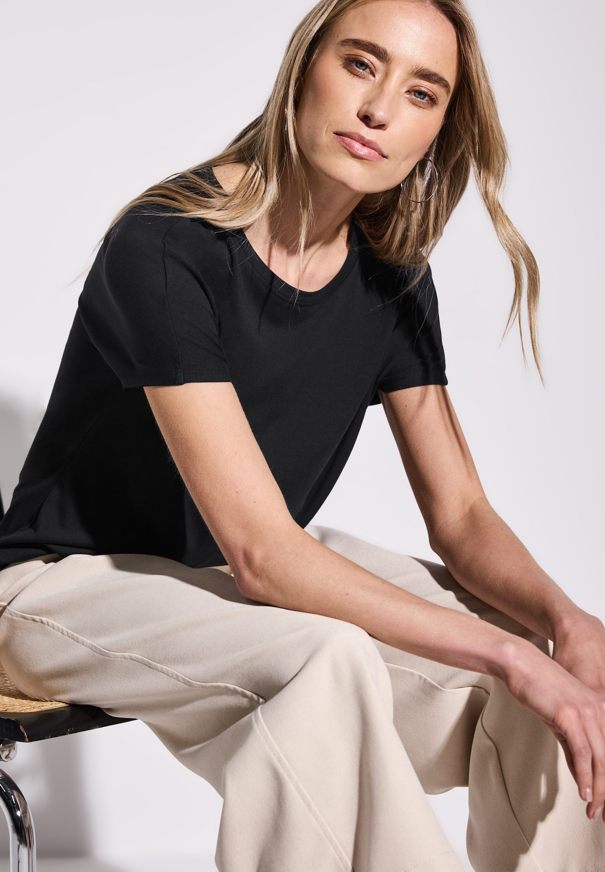 STREET ONE Shirttop Style Crista met hangende schouders