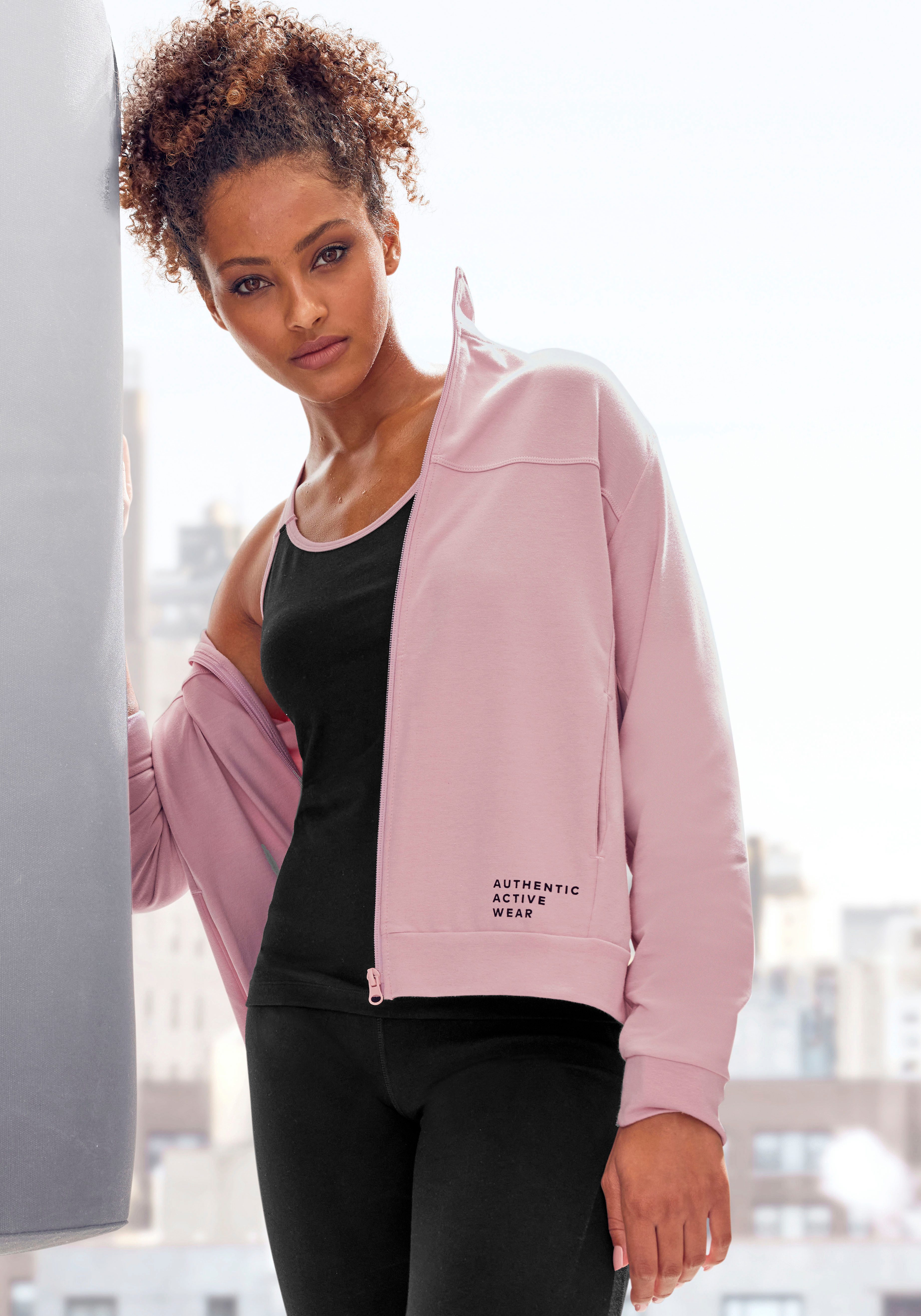 Vivance active Sweatvest Sportjack met zijzakken