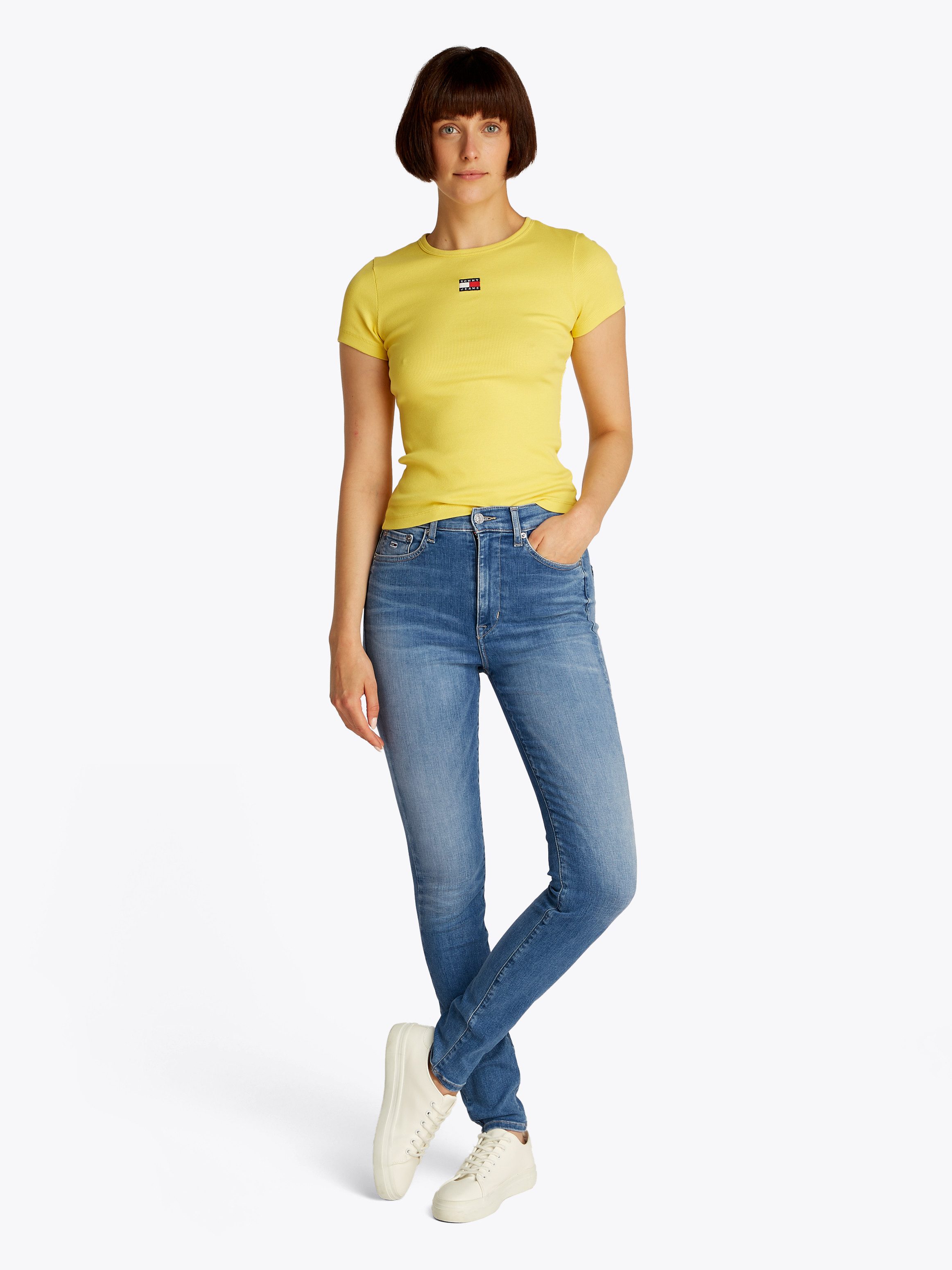 TOMMY JEANS Skinny fit jeans SYLVIA High Rise SKINNY in enkel lengte, in blauwe wassingen