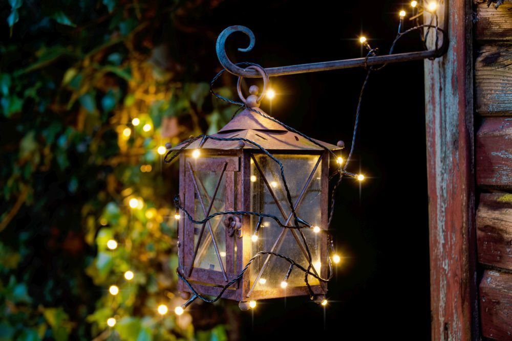 KONSTSMIDE Led-lichtsnoer Kerstversiering buiten gevroren, 80 warmwitte diodes