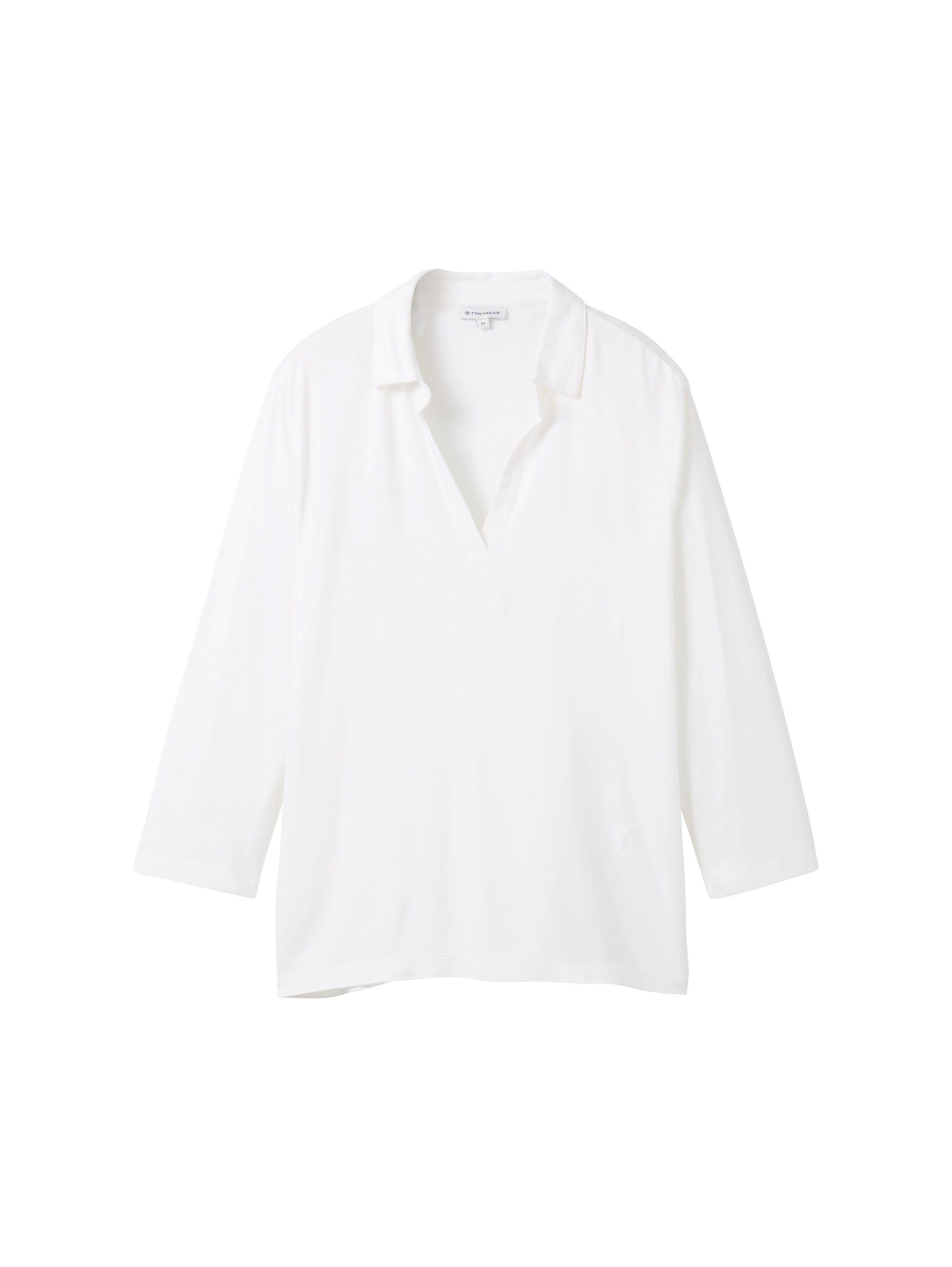 Tom Tailor Shirt met lange mouwen met een polokraag